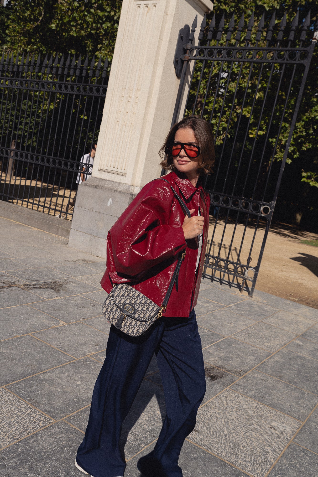 Jodie PU jacket red