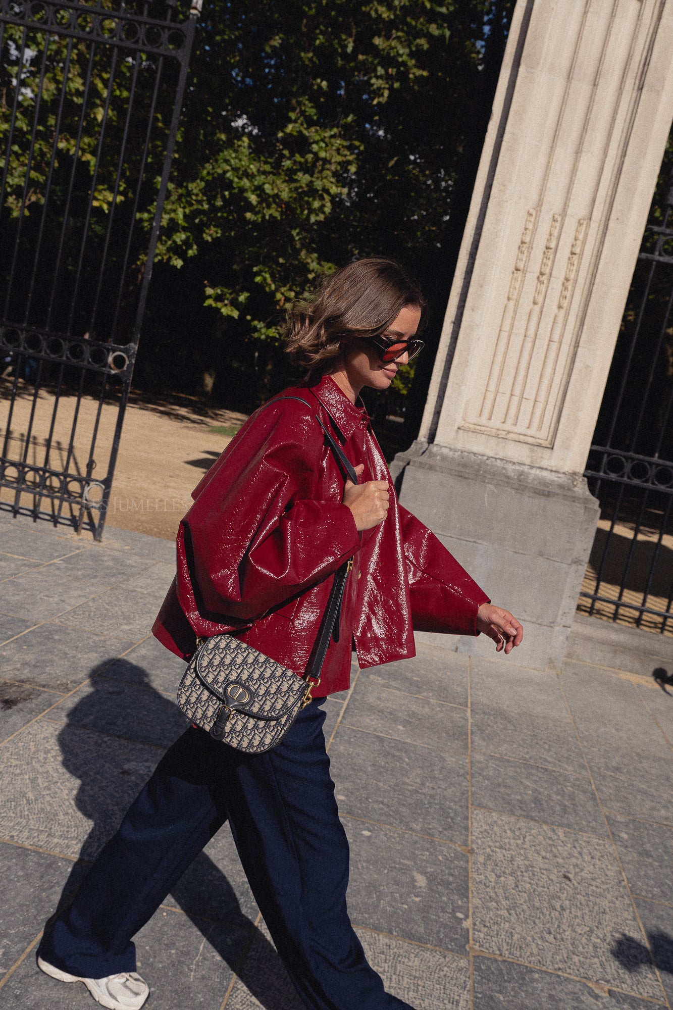 Jodie PU jacket red