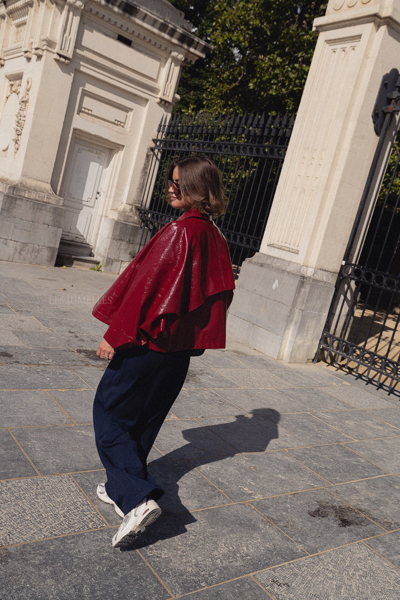 Jodie PU jacket red