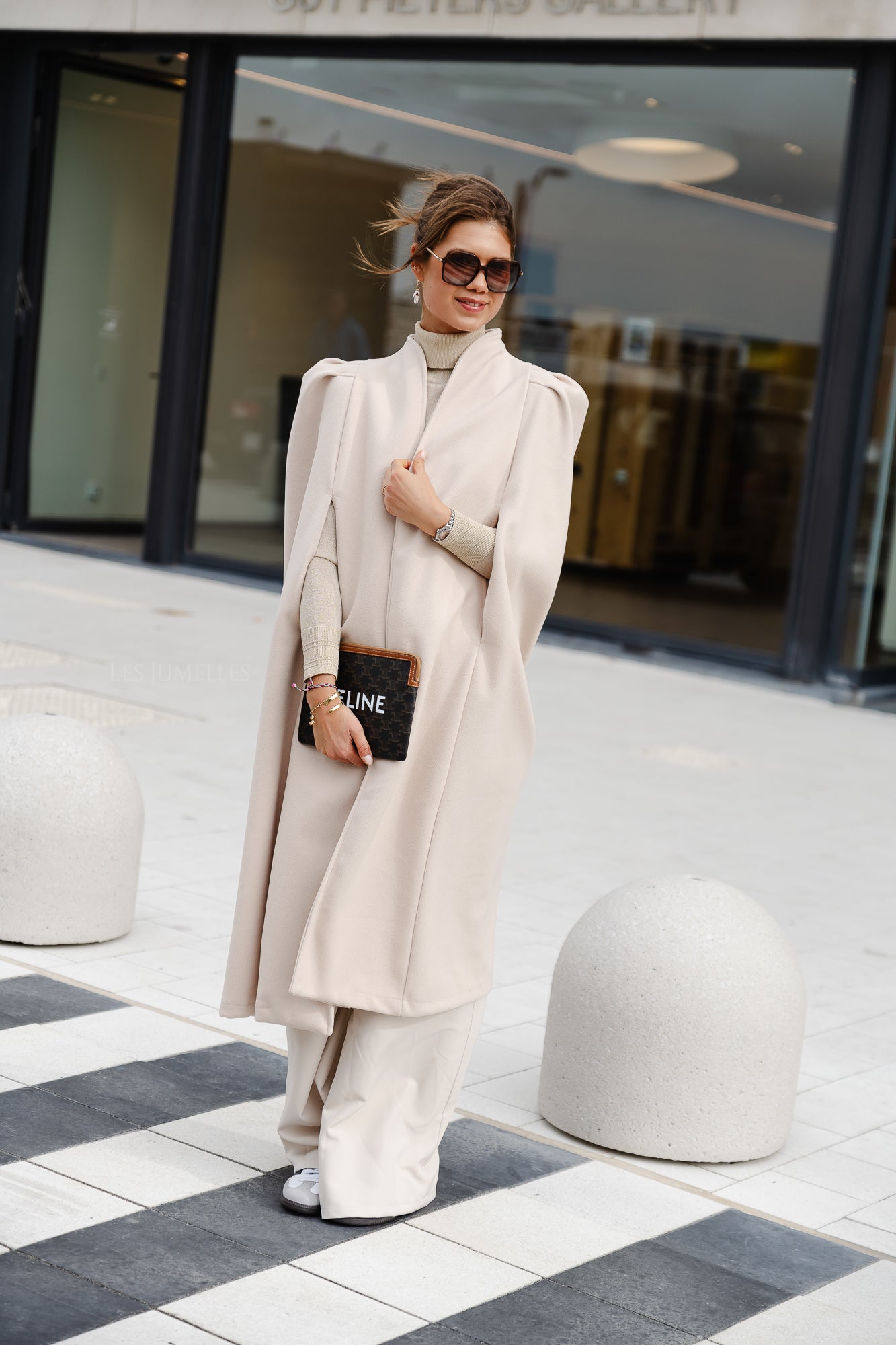 Cape longue Nellie beige