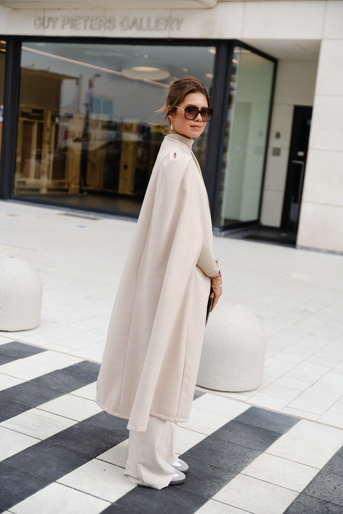Cape longue Nellie beige