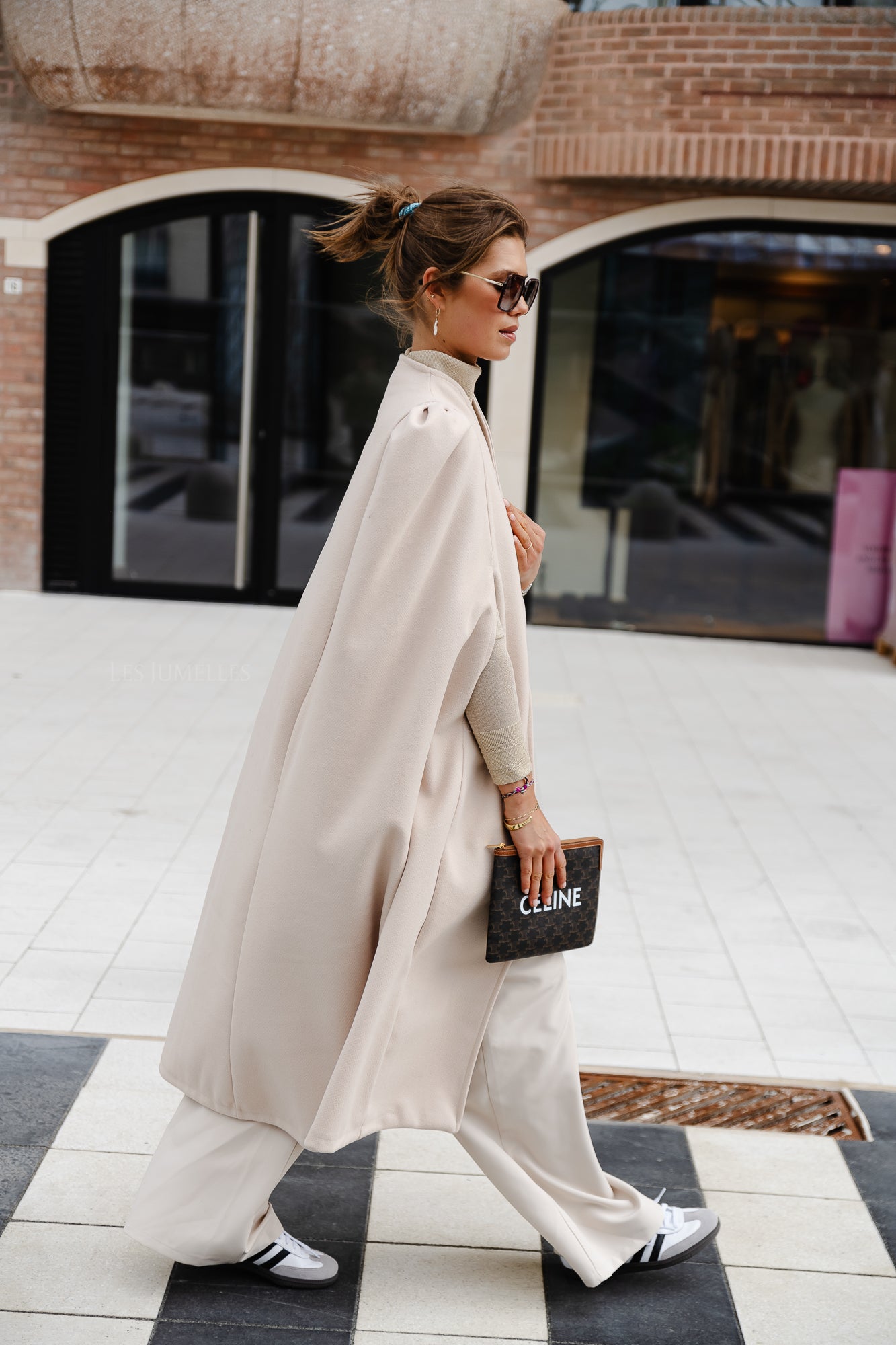 Cape longue Nellie beige