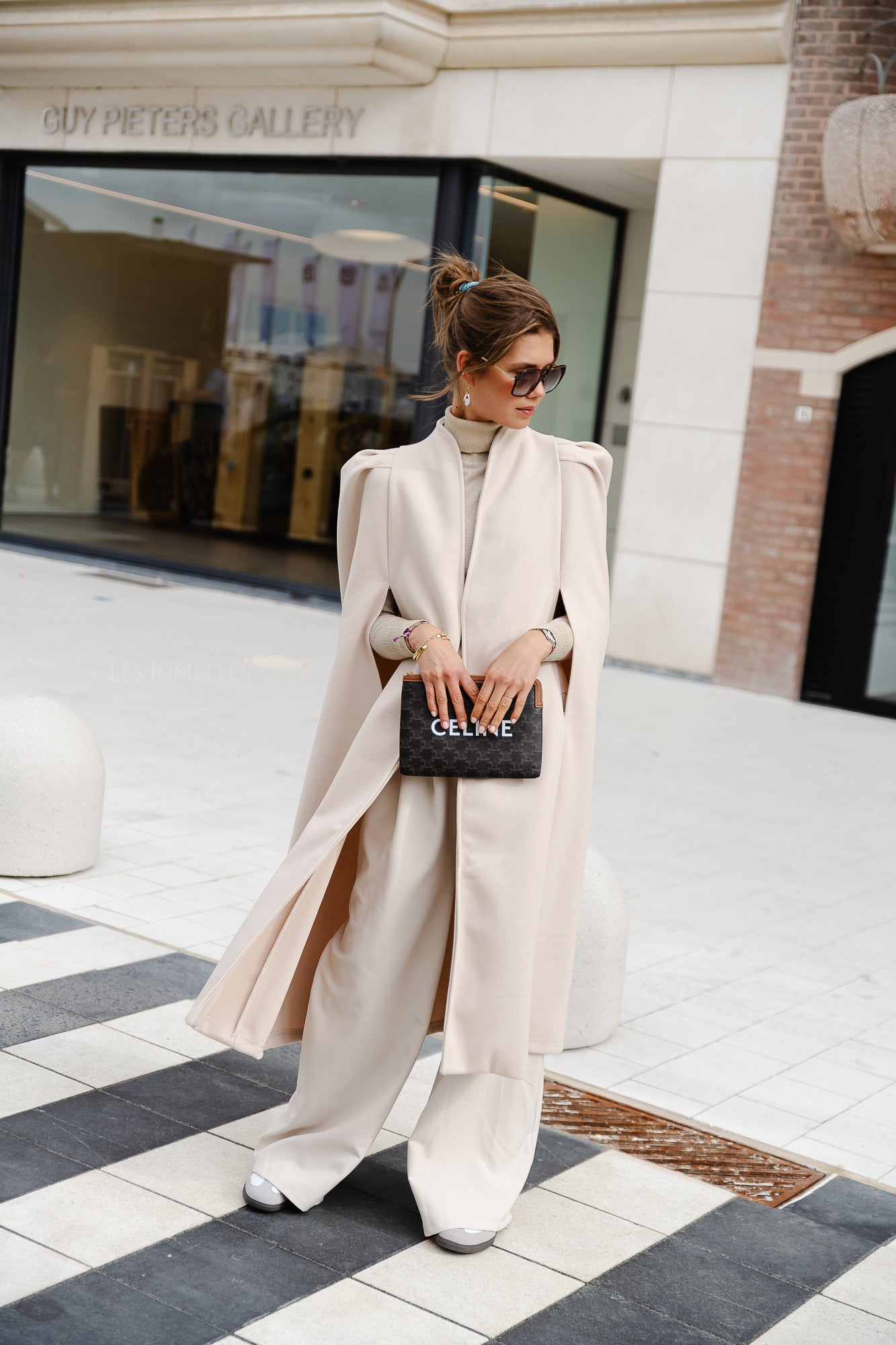 Cape longue Nellie beige