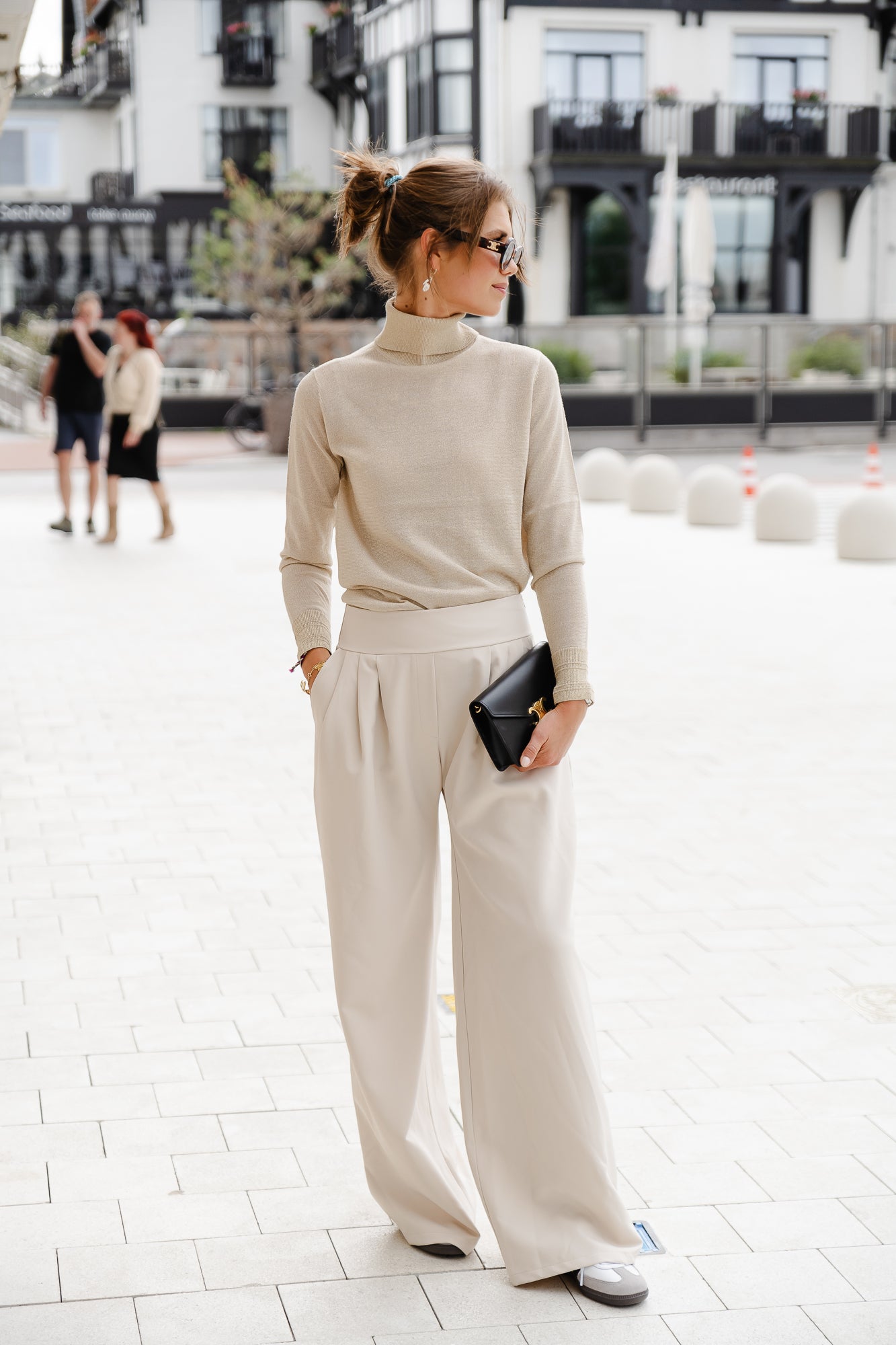 Pantalon Delphine beige clair
