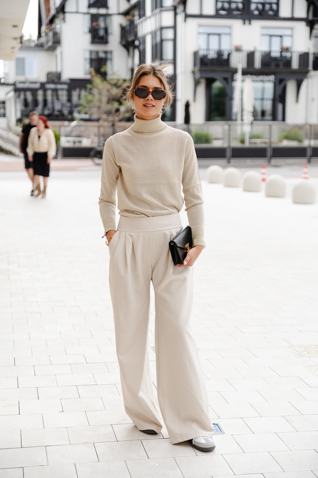 Pantalon Delphine beige clair