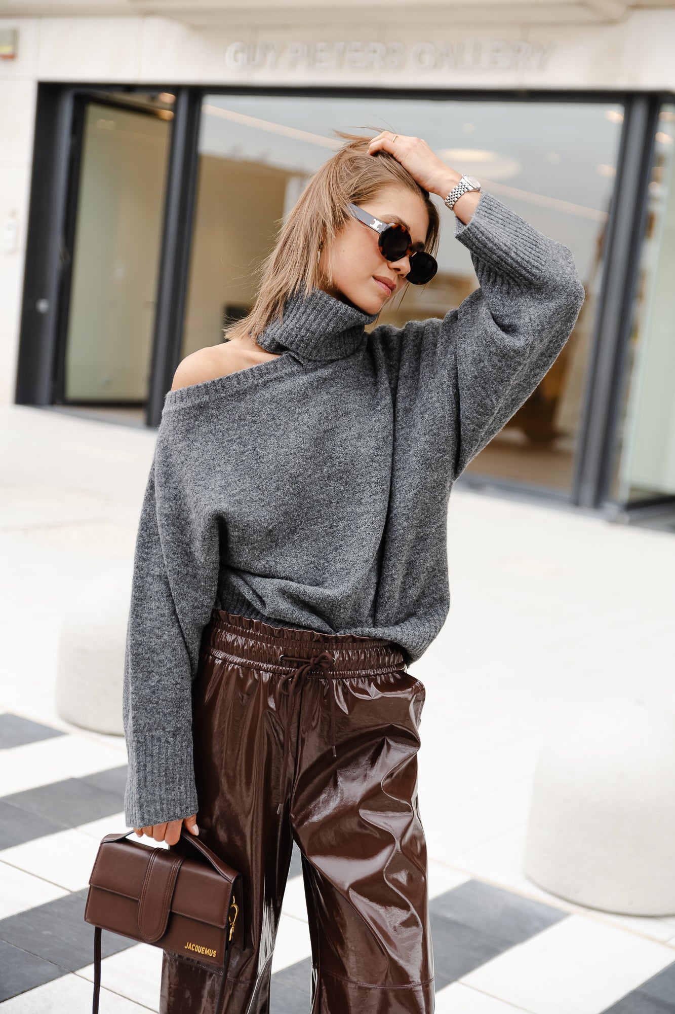 Erna jumper dark grey melange