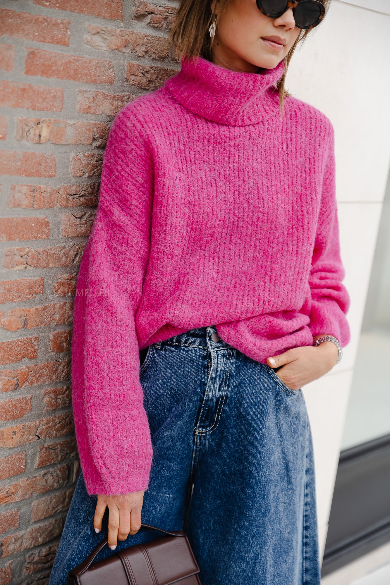 Swantje jumper fuchsia purple
