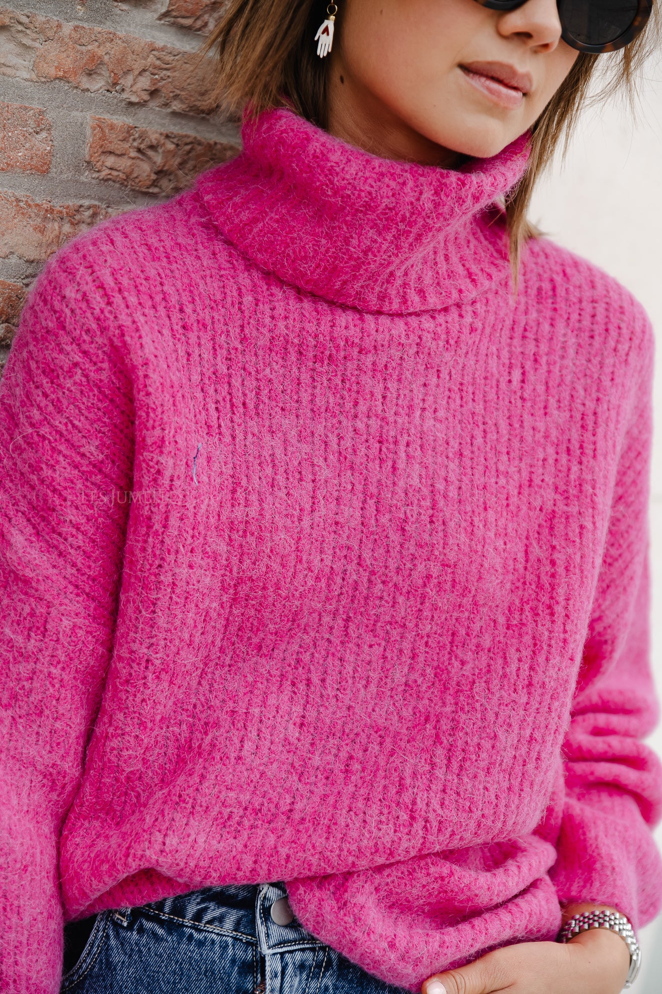 Swantje jumper fuchsia purple