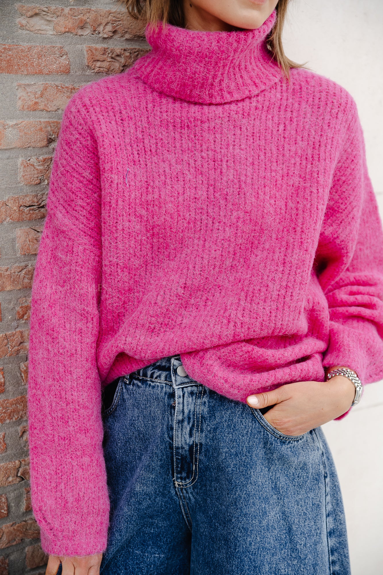Swantje jumper fuchsia purple