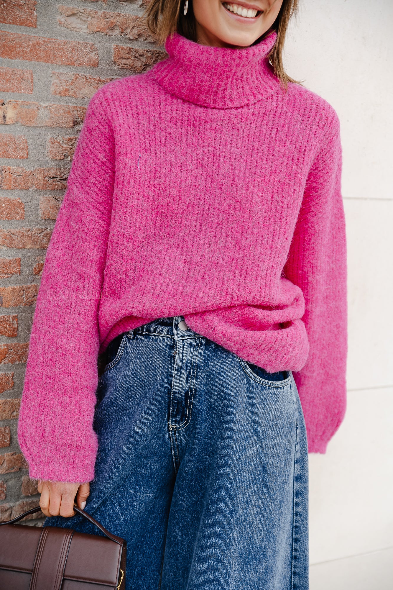 Swantje jumper fuchsia purple