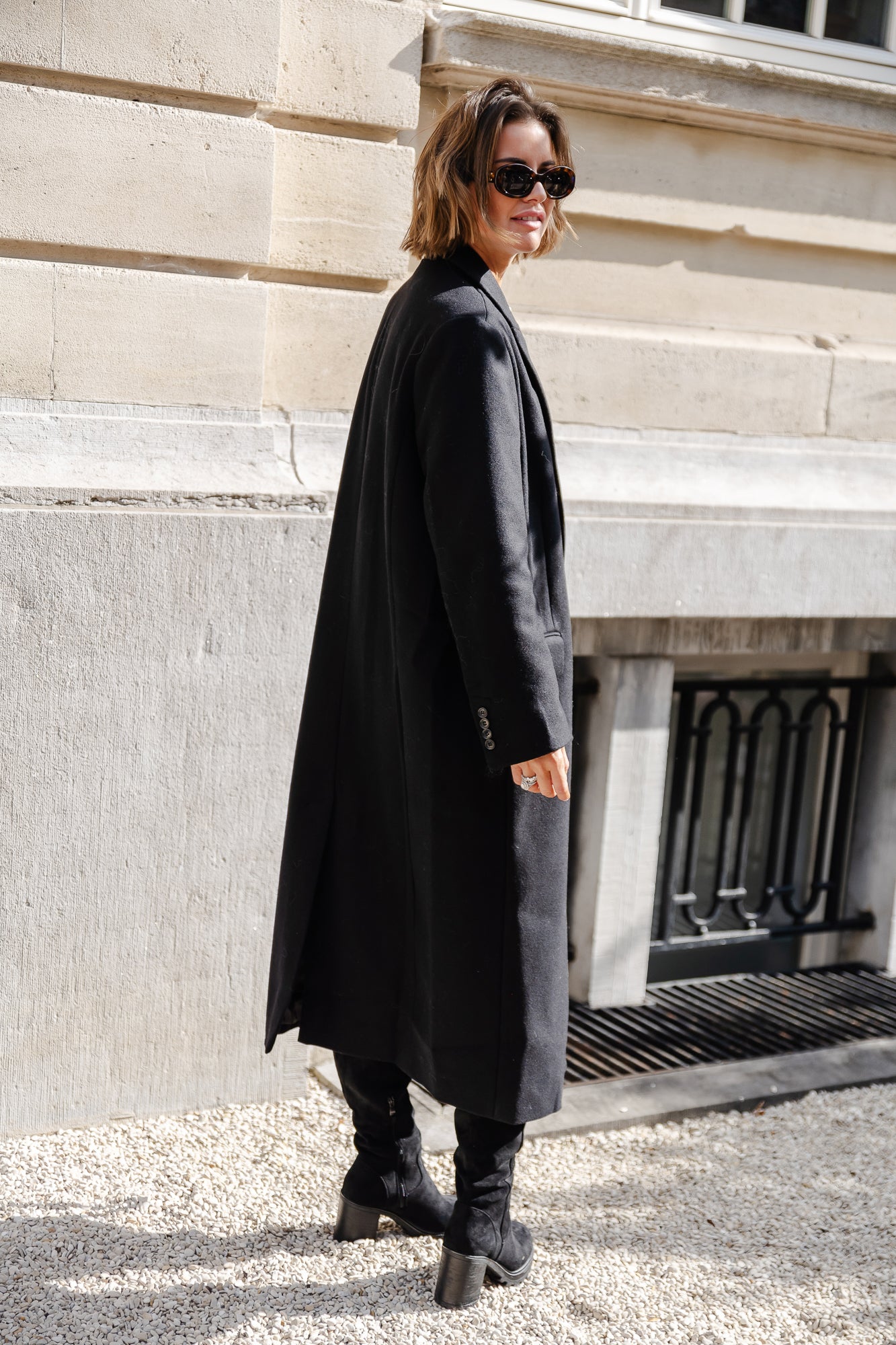 Rylan coat black