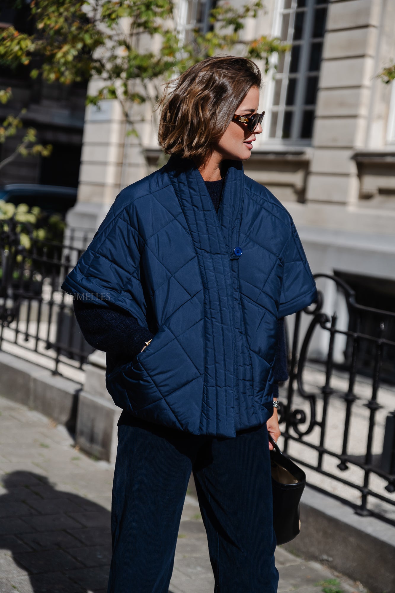Doudoune Naomy bleu marine