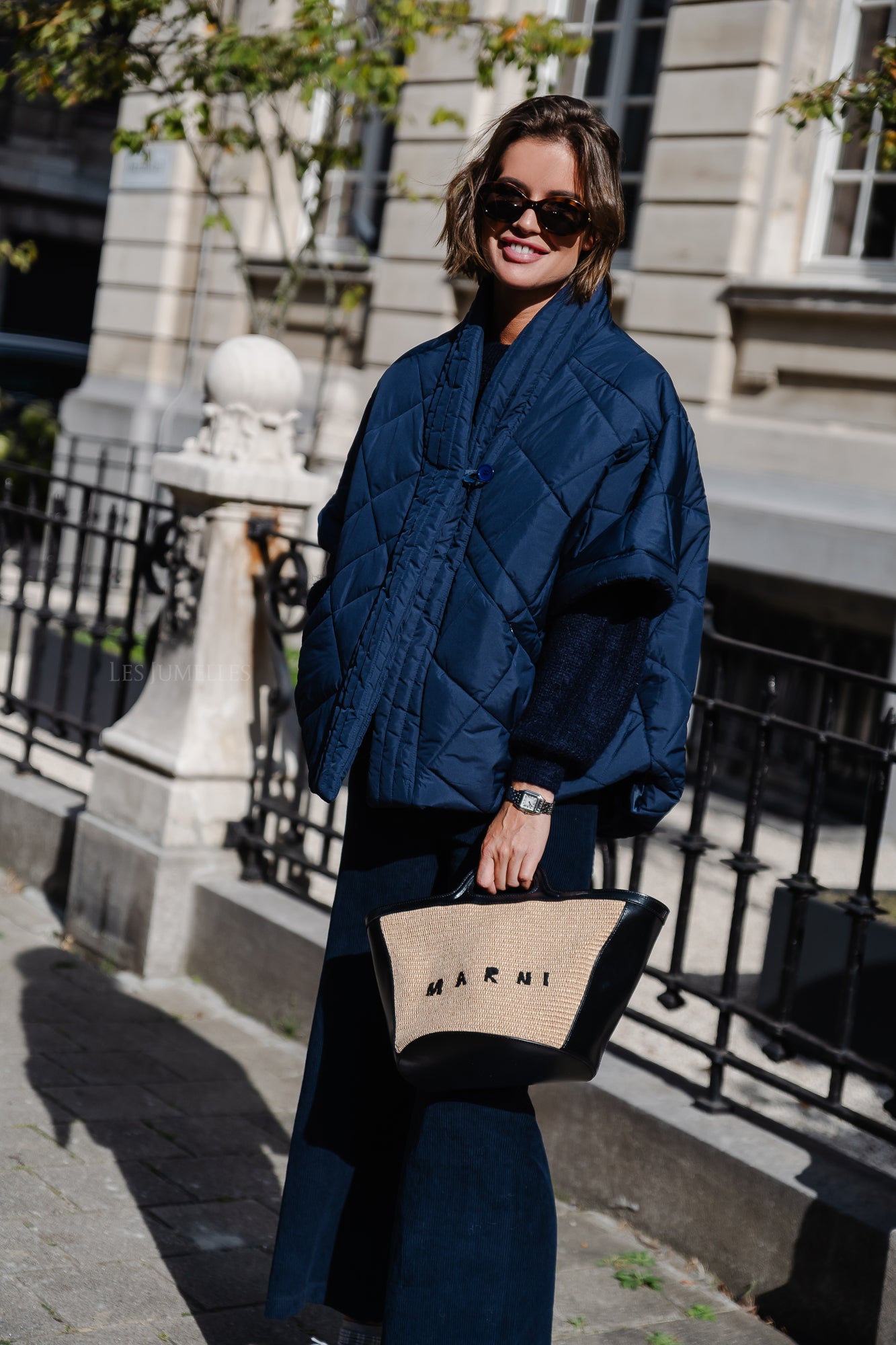 Doudoune Naomy bleu marine