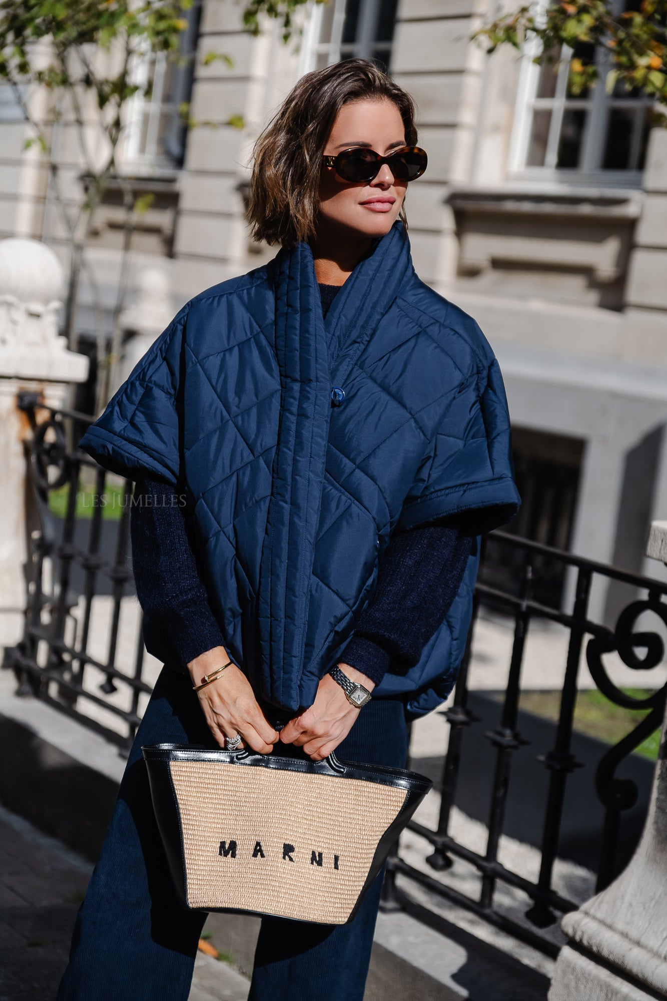 Doudoune Naomy bleu marine