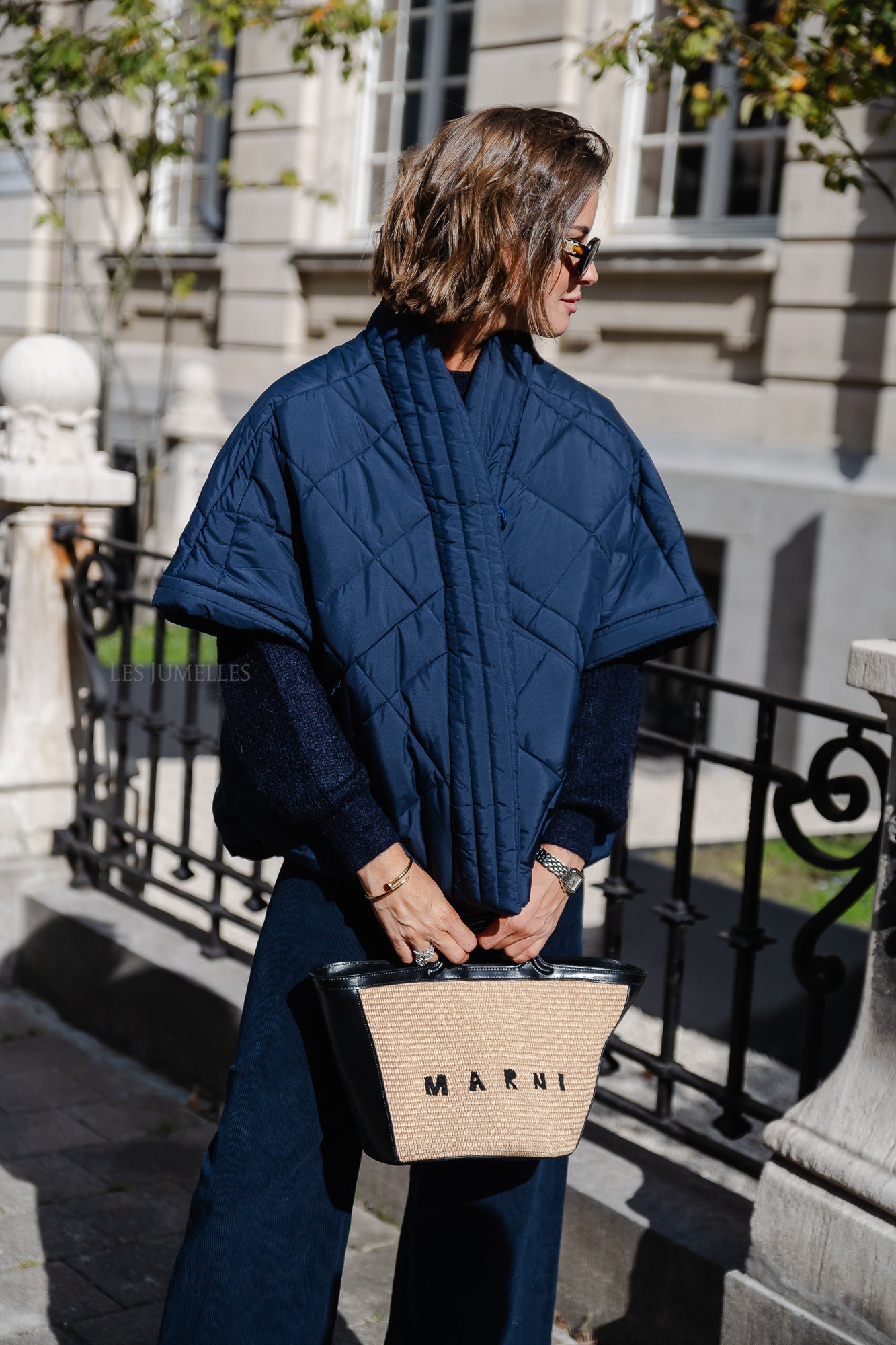 Doudoune Naomy bleu marine