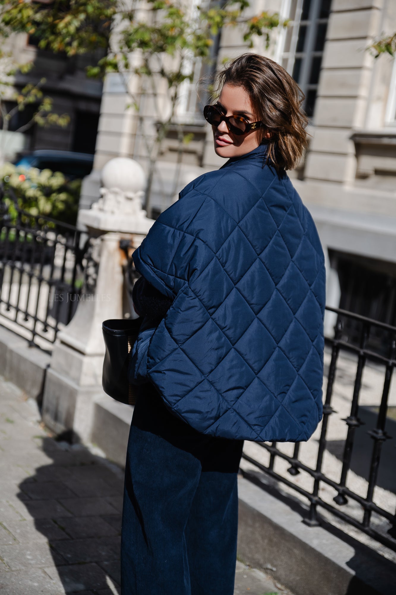 Doudoune Naomy bleu marine