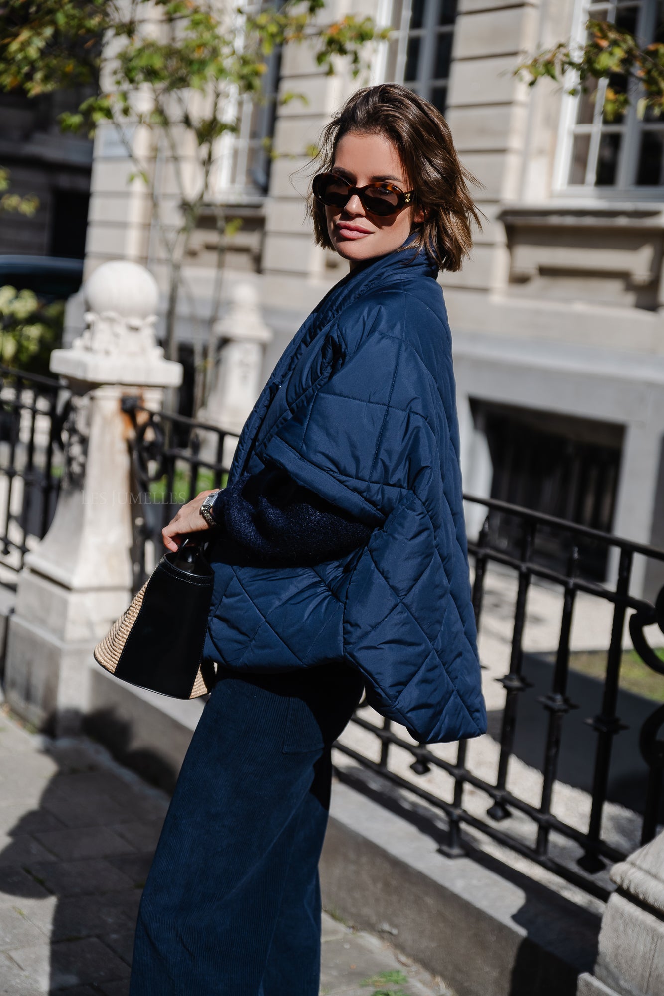 Doudoune Naomy bleu marine