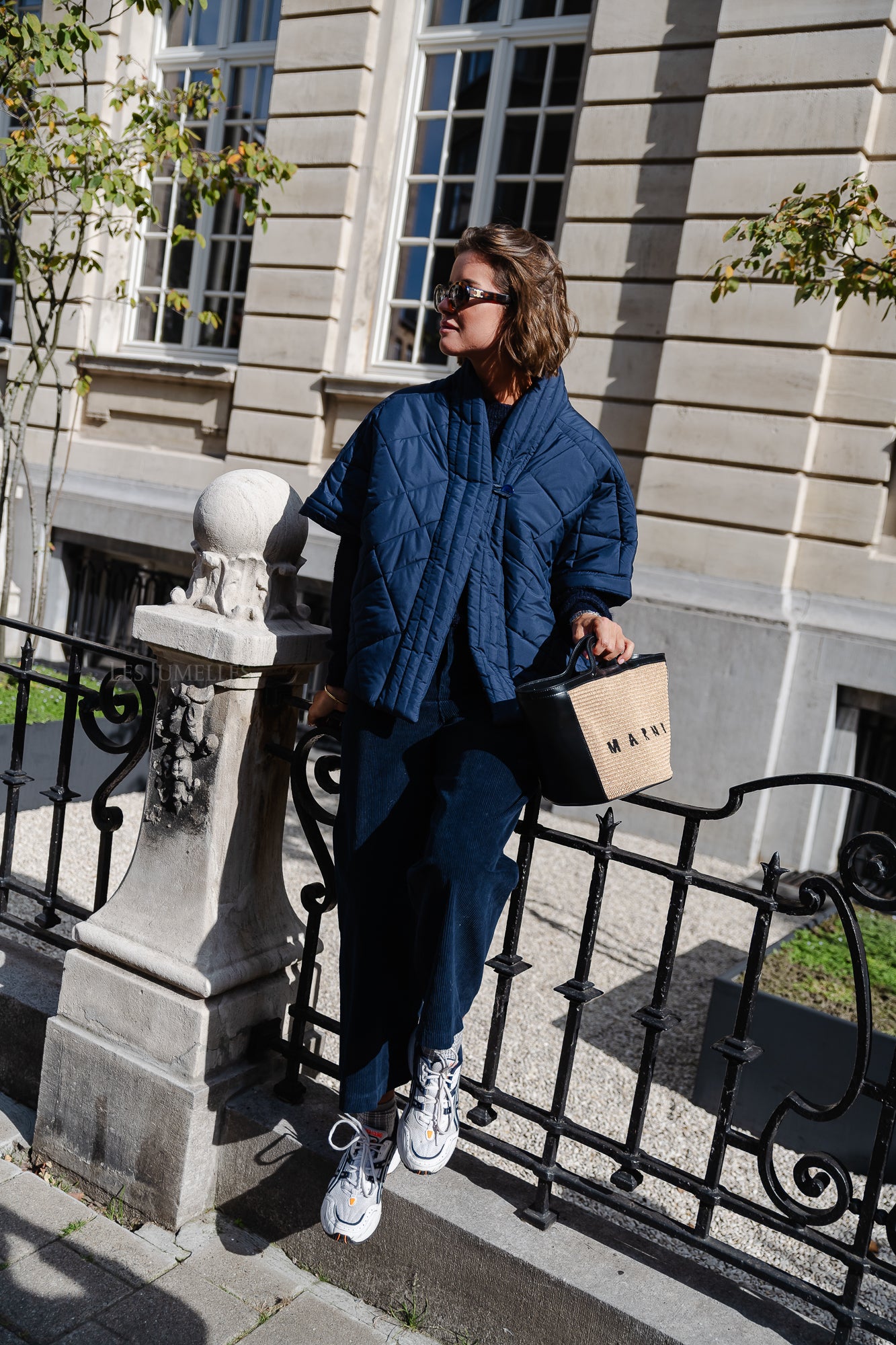 Doudoune Naomy bleu marine