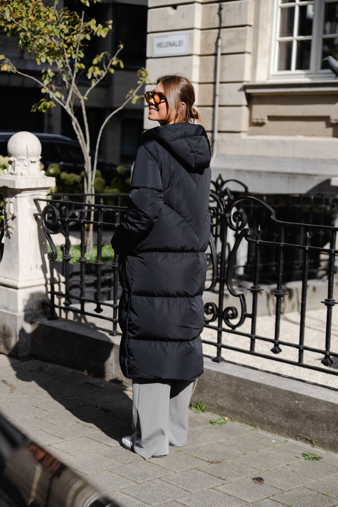 YASIrima ls doudoune longue noir
