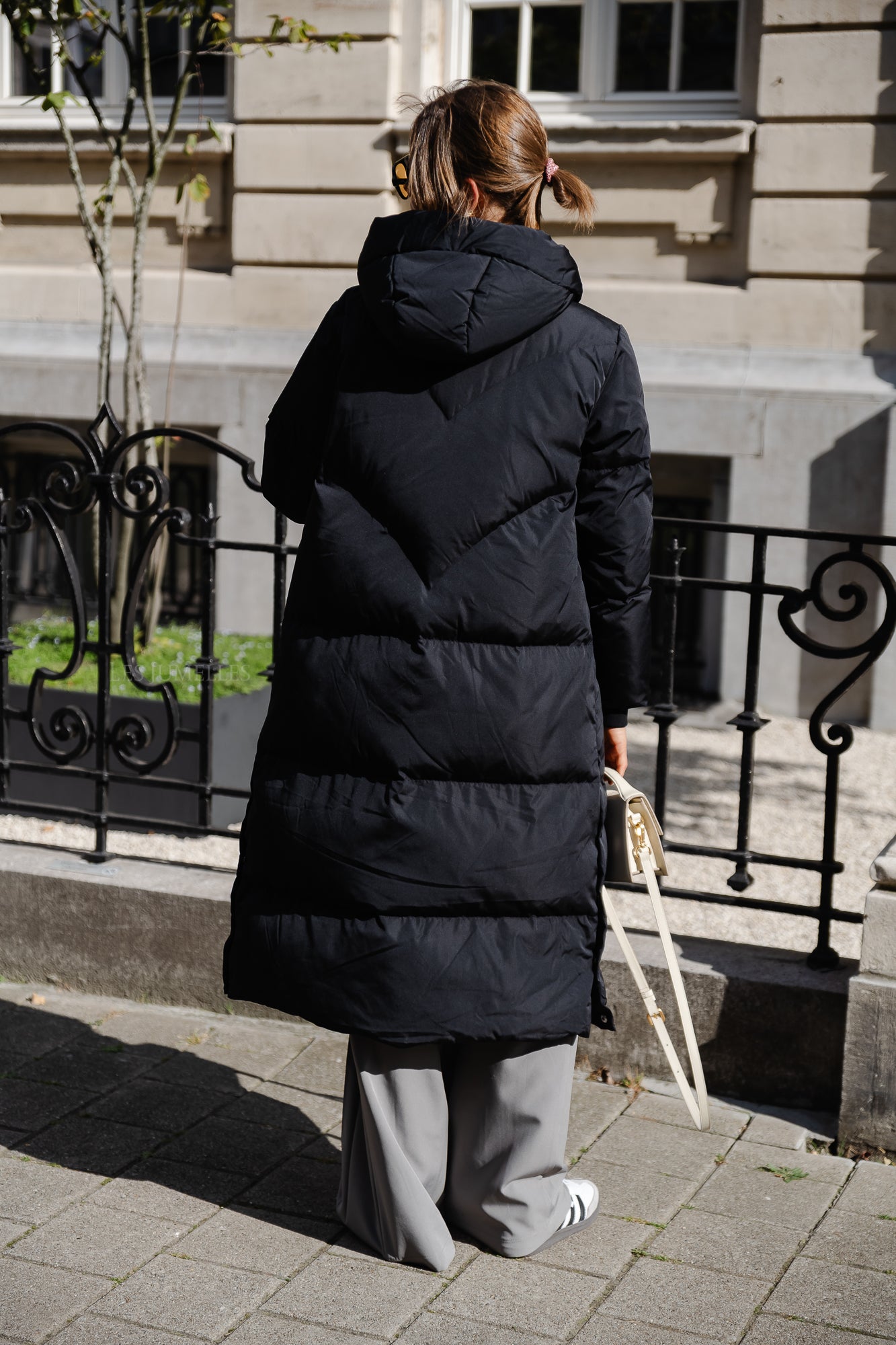 YASIrima ls doudoune longue noir