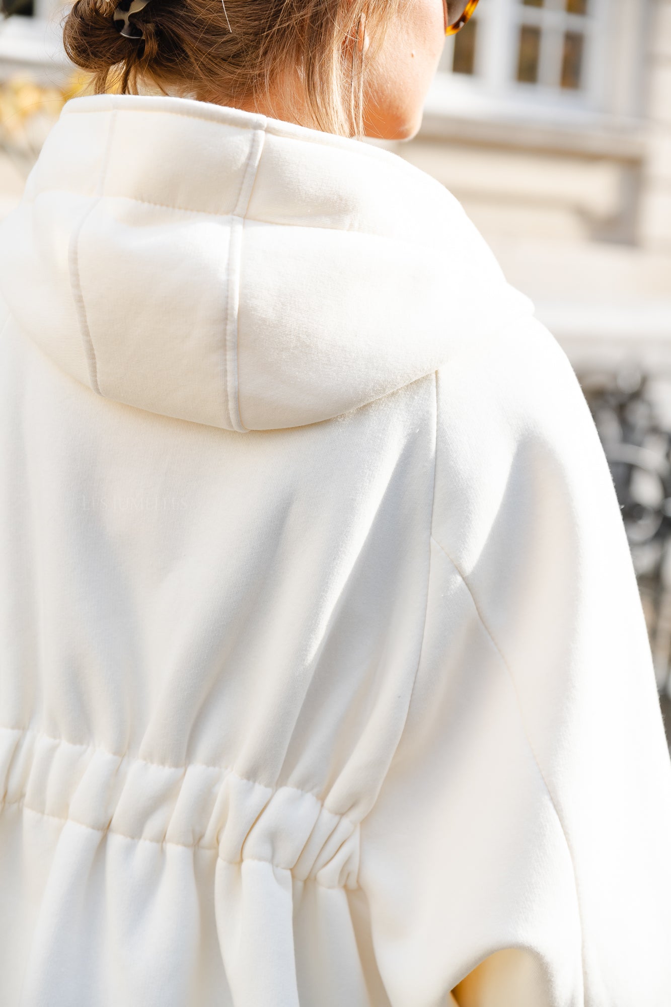 Veste noisette écru