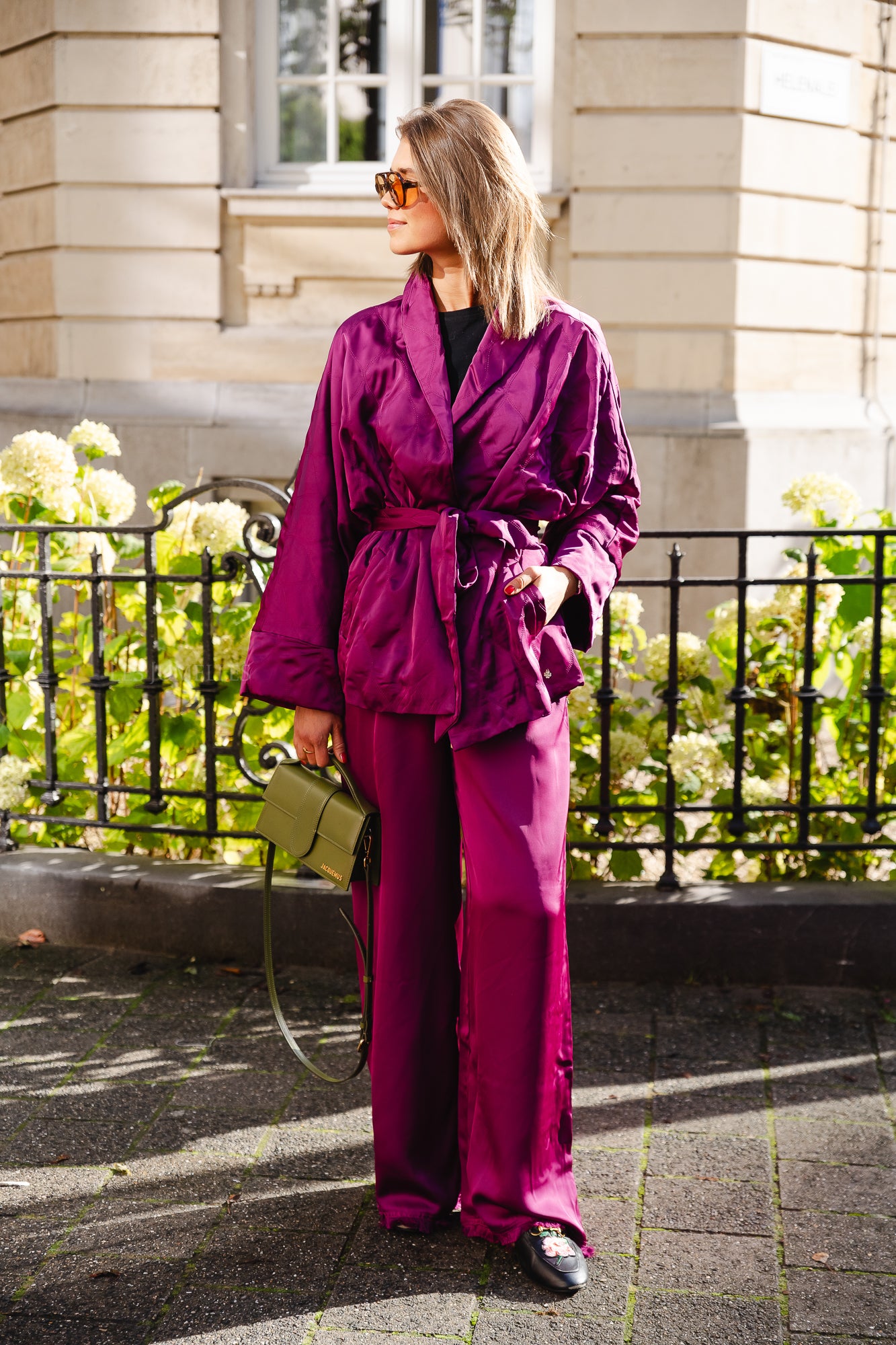Pantalon Danni magenta