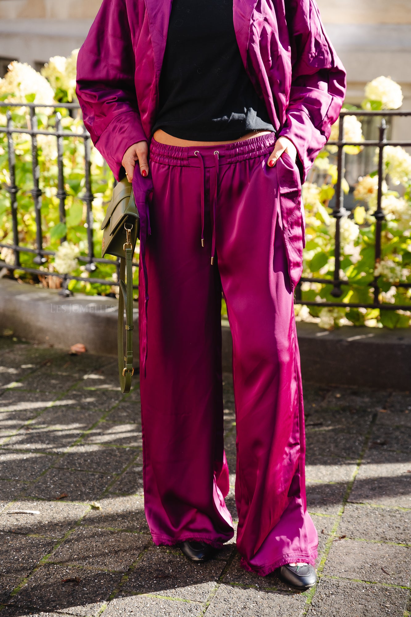 Pantalon Danni magenta