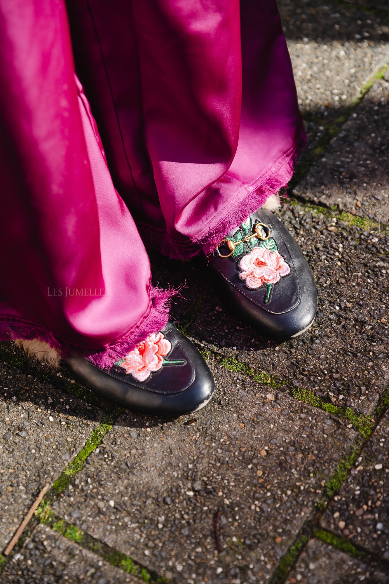 Pantalon Danni magenta