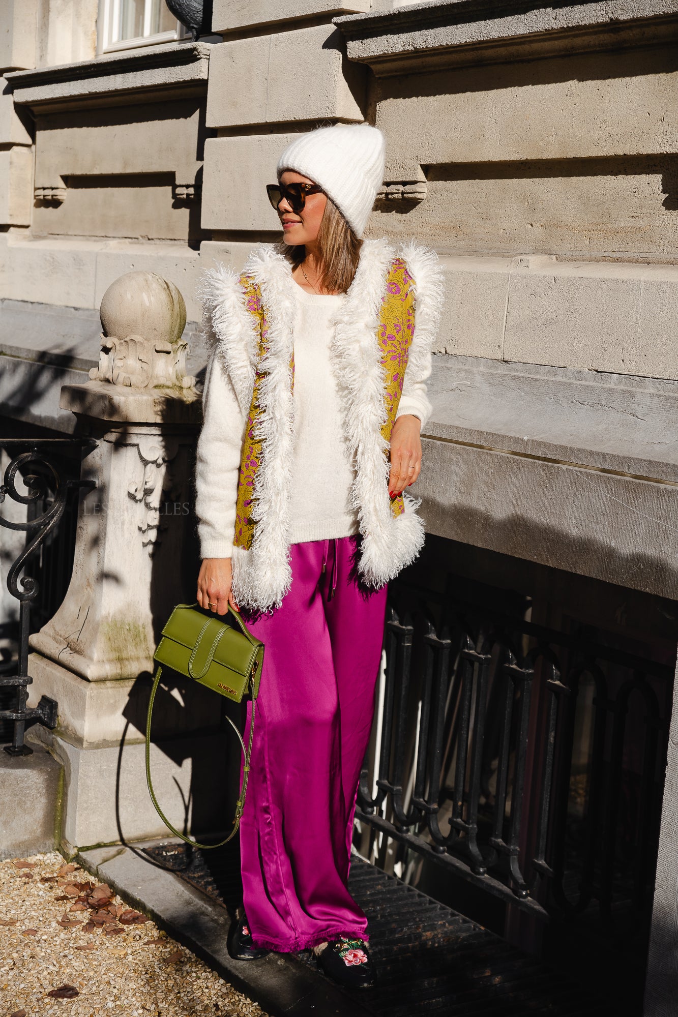 Olivia gilet olive green