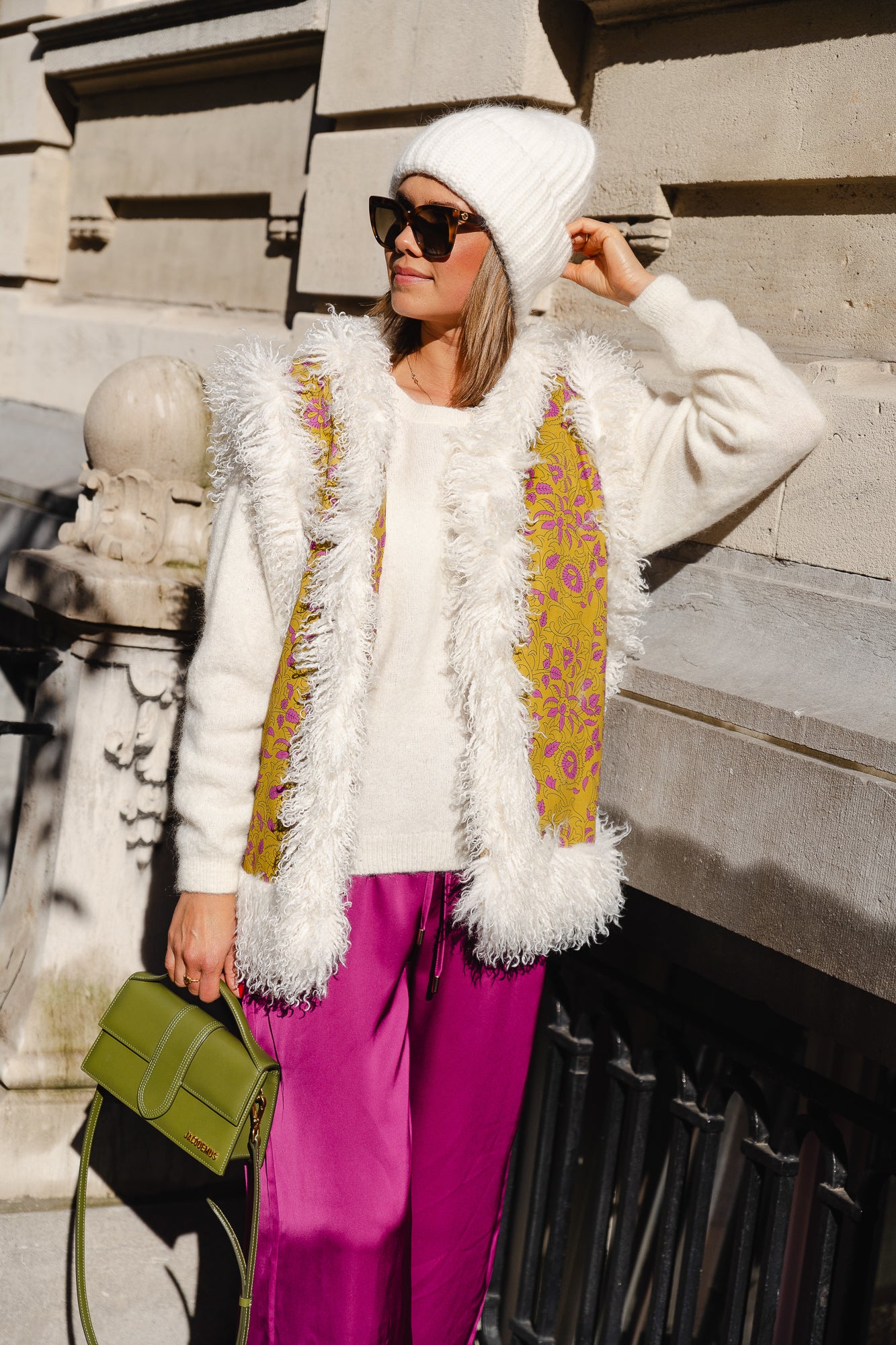 Olivia gilet olive green