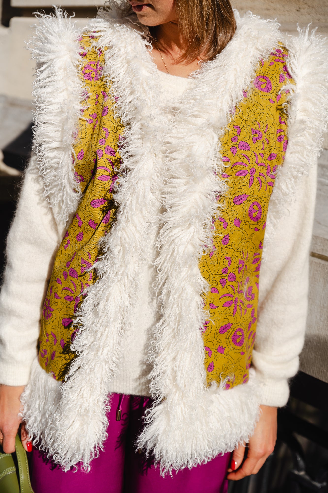 Olivia gilet olive green