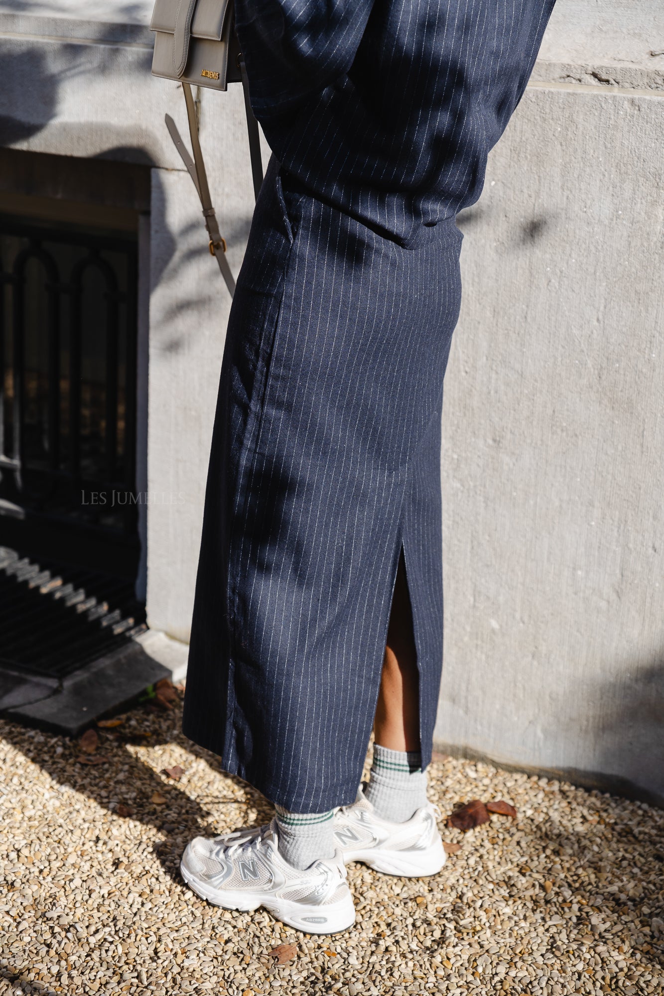 <tc>ViVicca hw jupe cheville marine à rayures</tc>