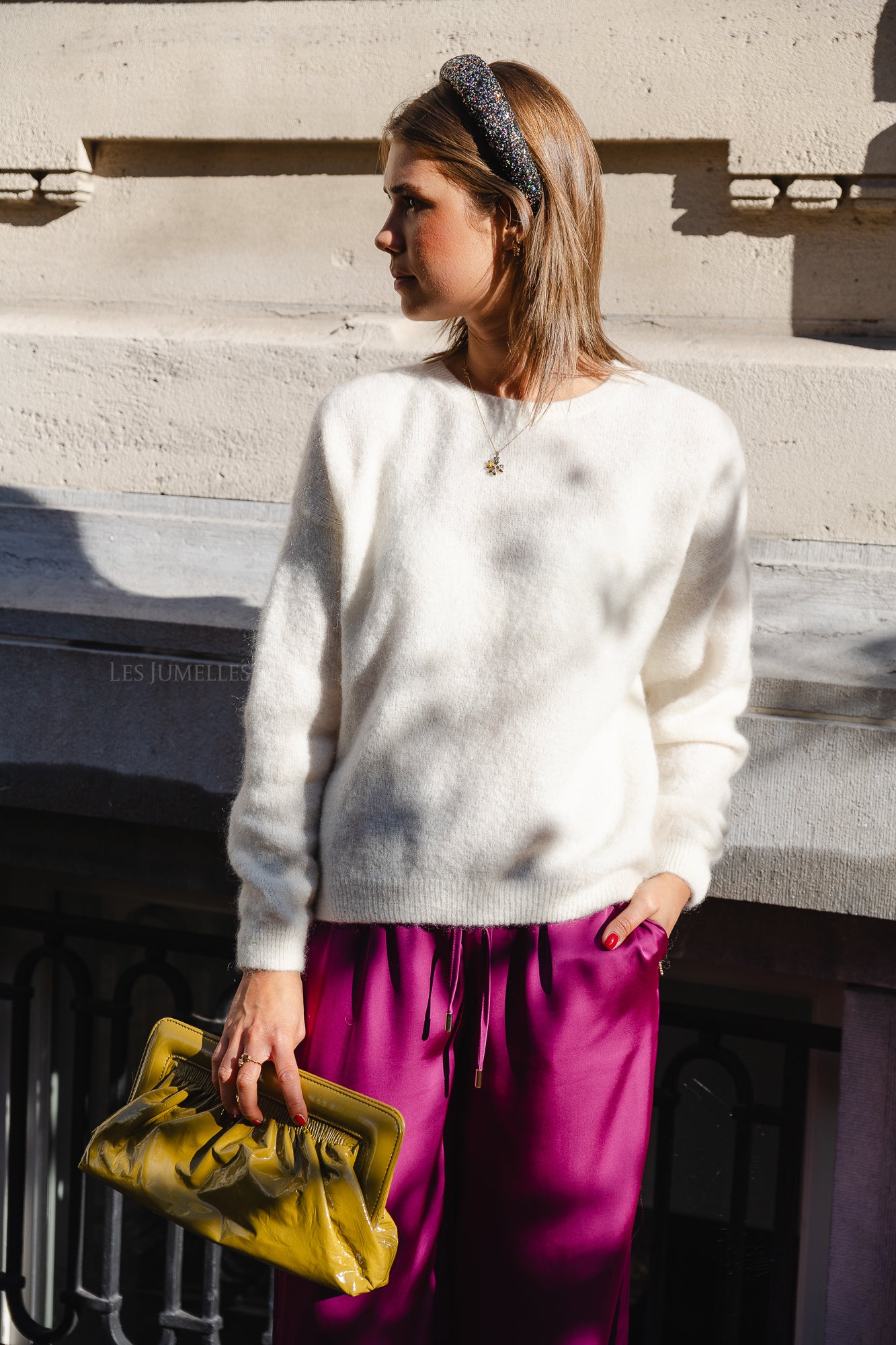 Shirley pull offwhite