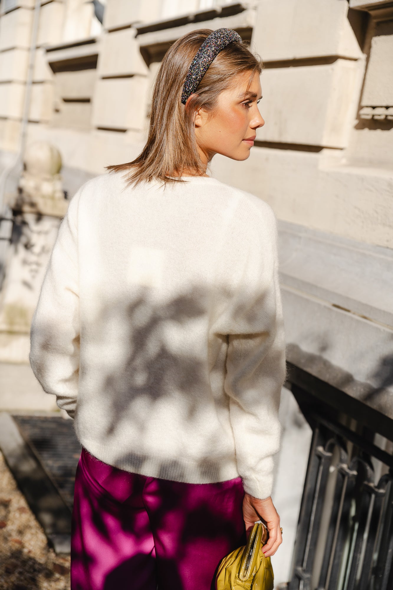Shirley pull offwhite
