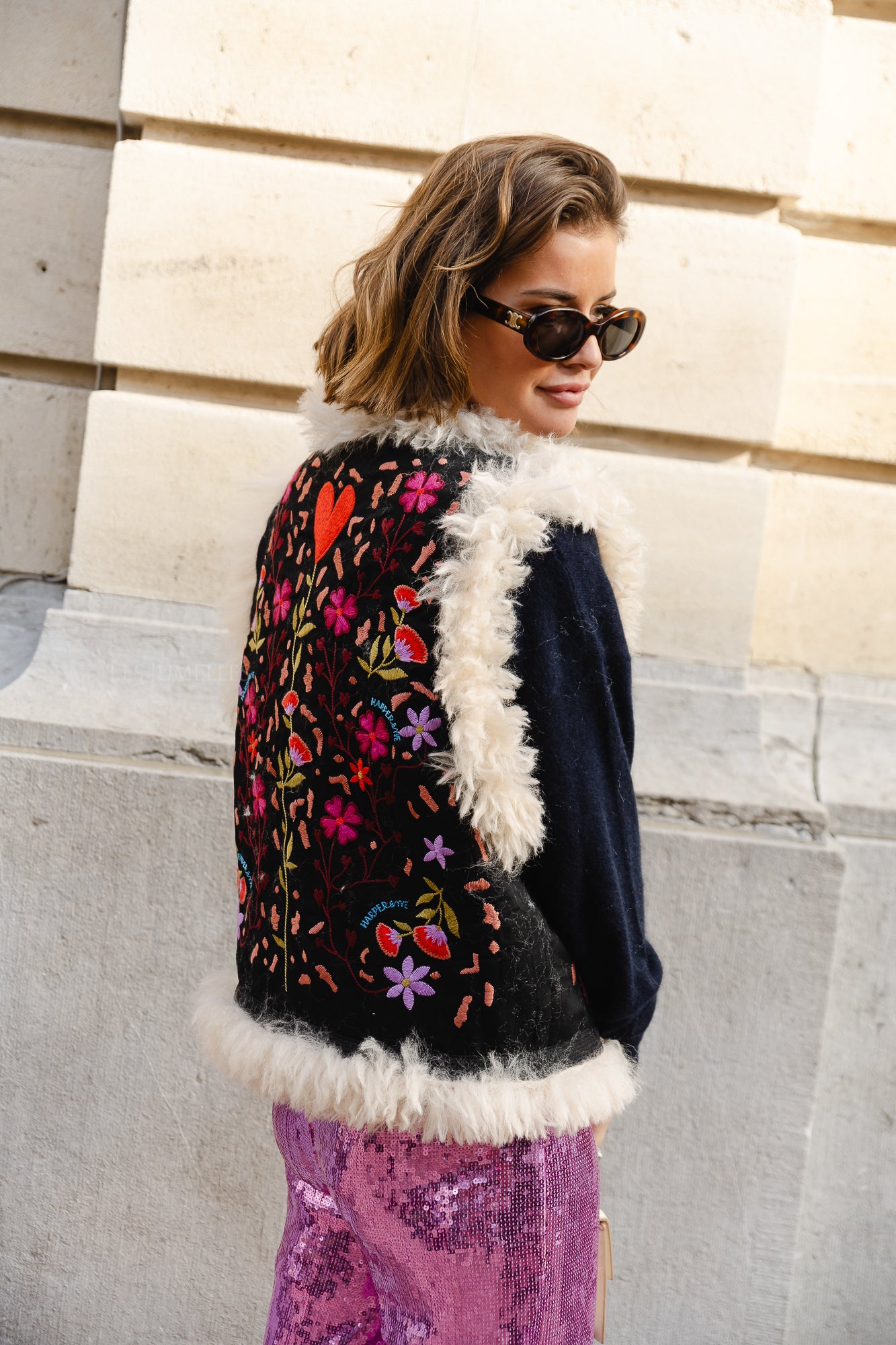 <tc>Gilet River noir/multicolore</tc>