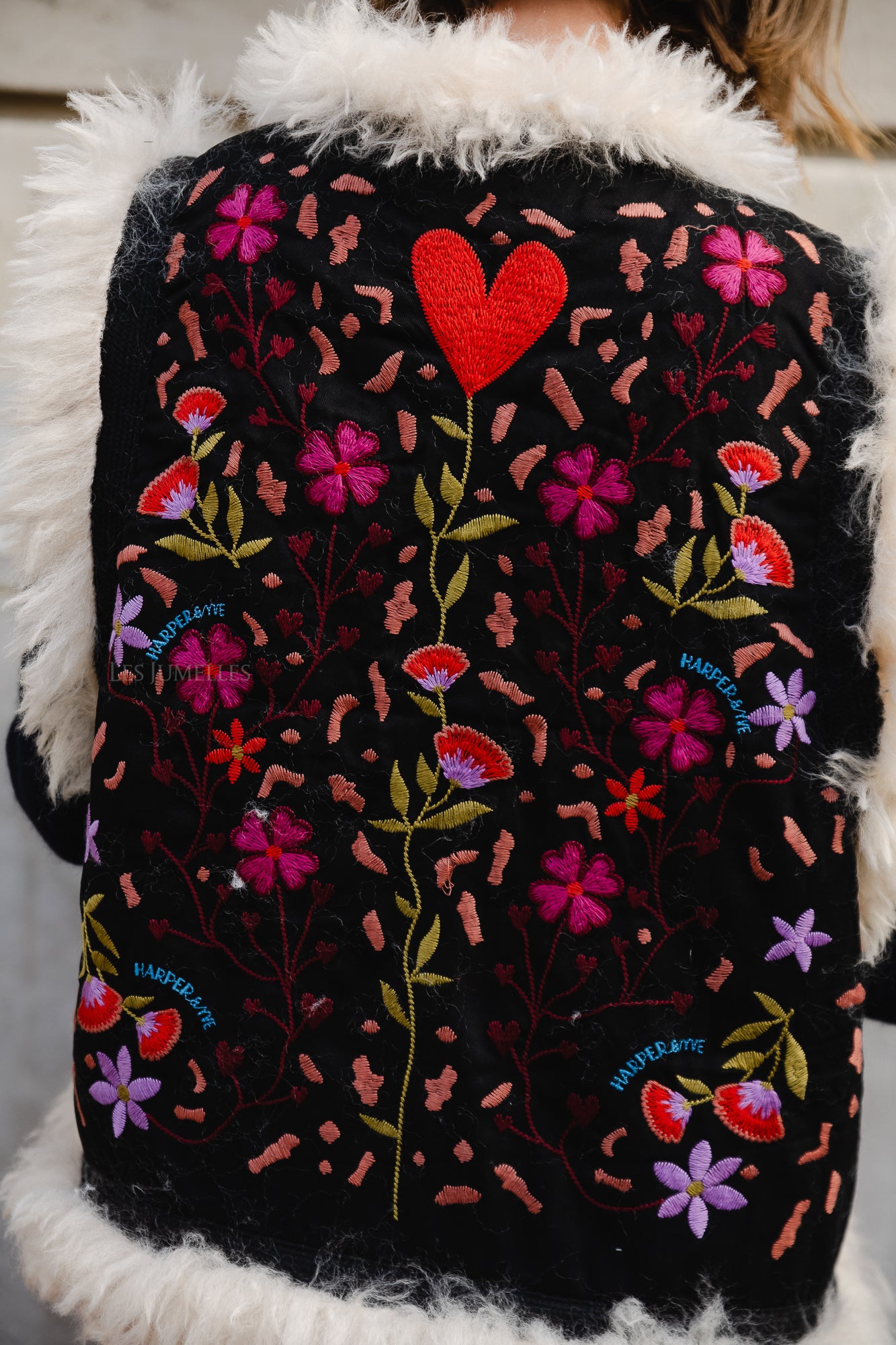 <tc>Gilet River noir/multicolore</tc>