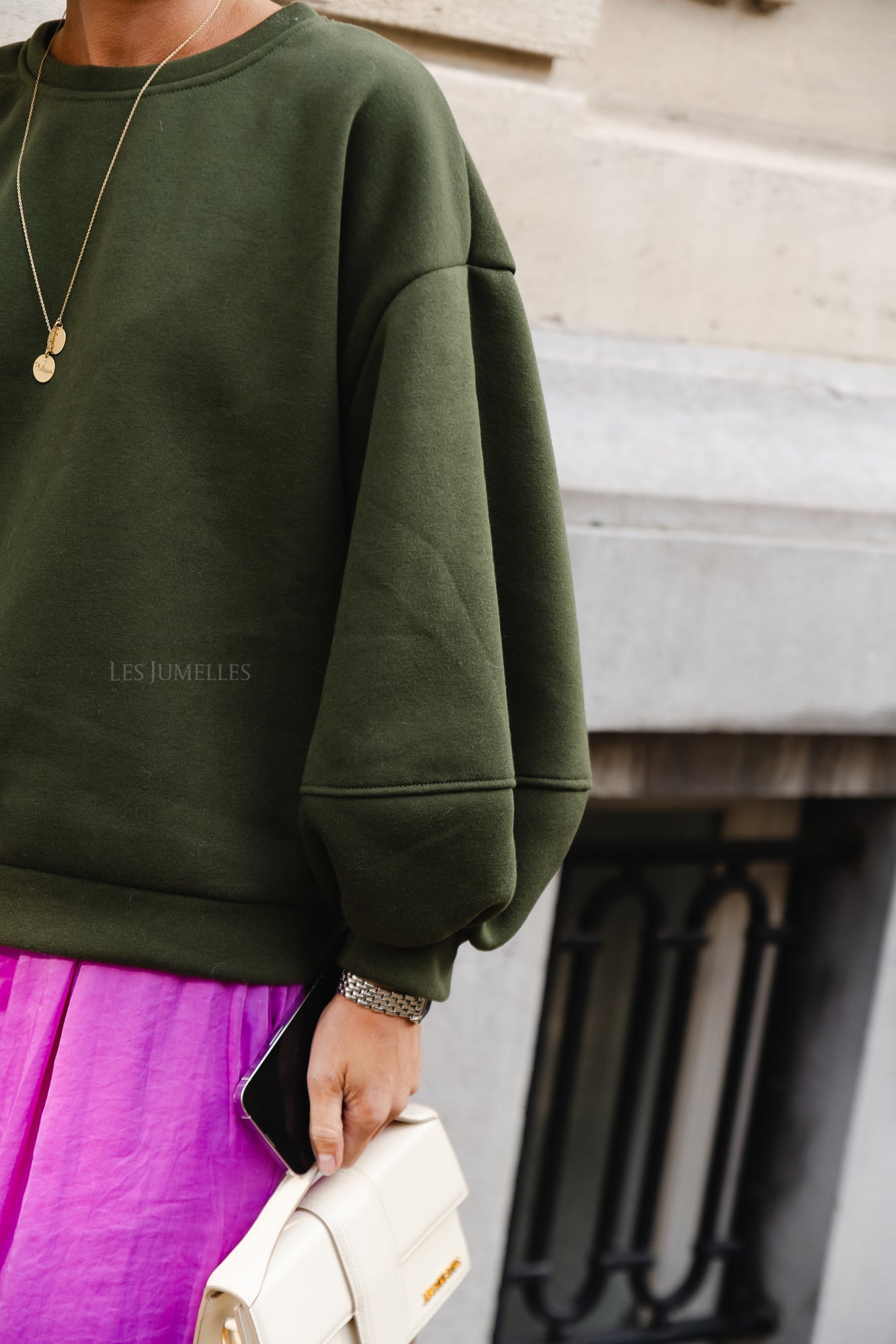Anke sweater military green