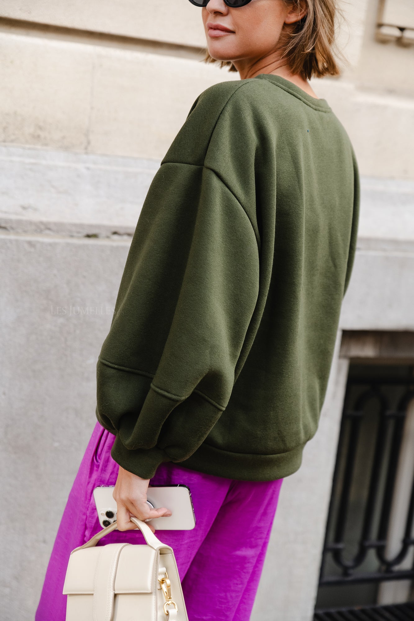 Anke sweater military green