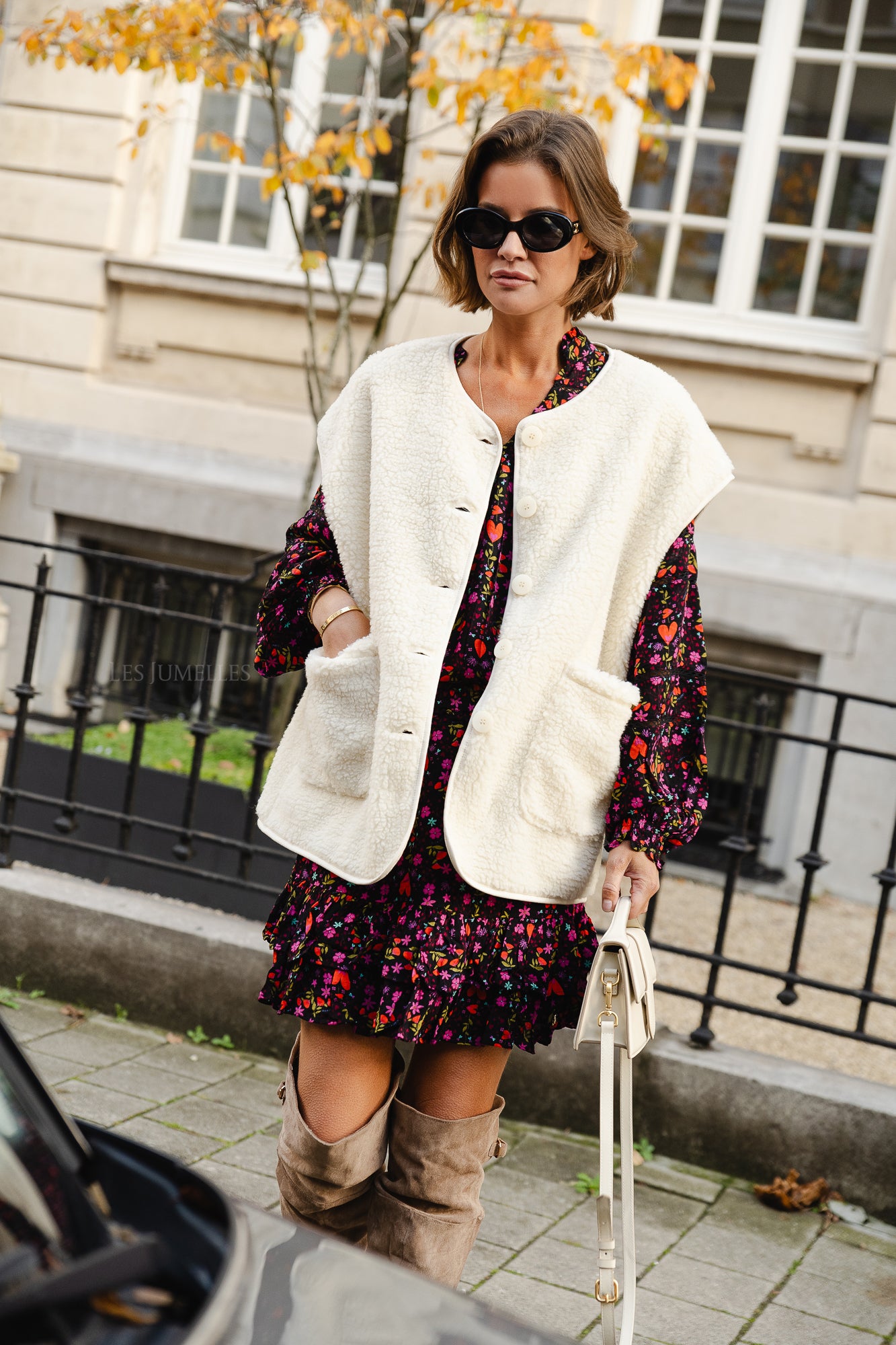Veste sans manches Chelsea crème