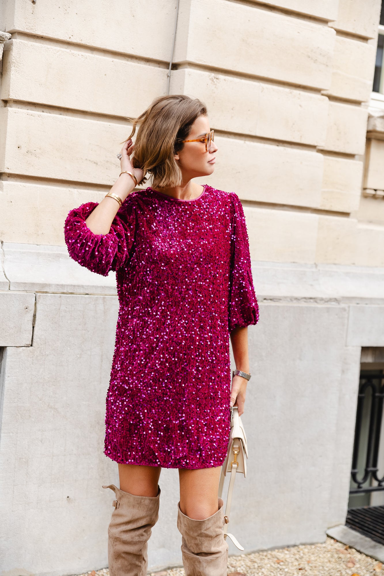 Peggy dress pink