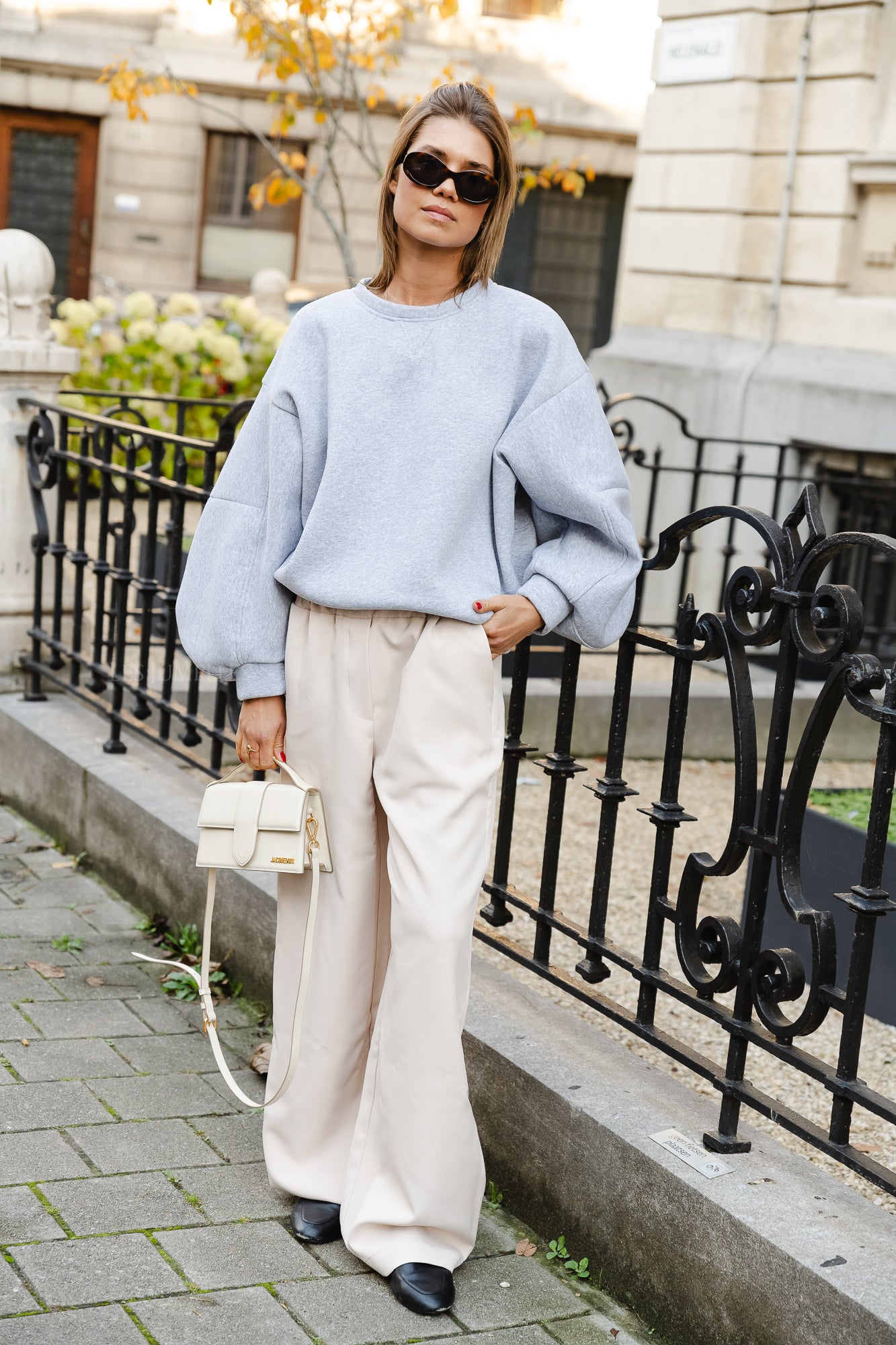 Pantalon Rhoda écru