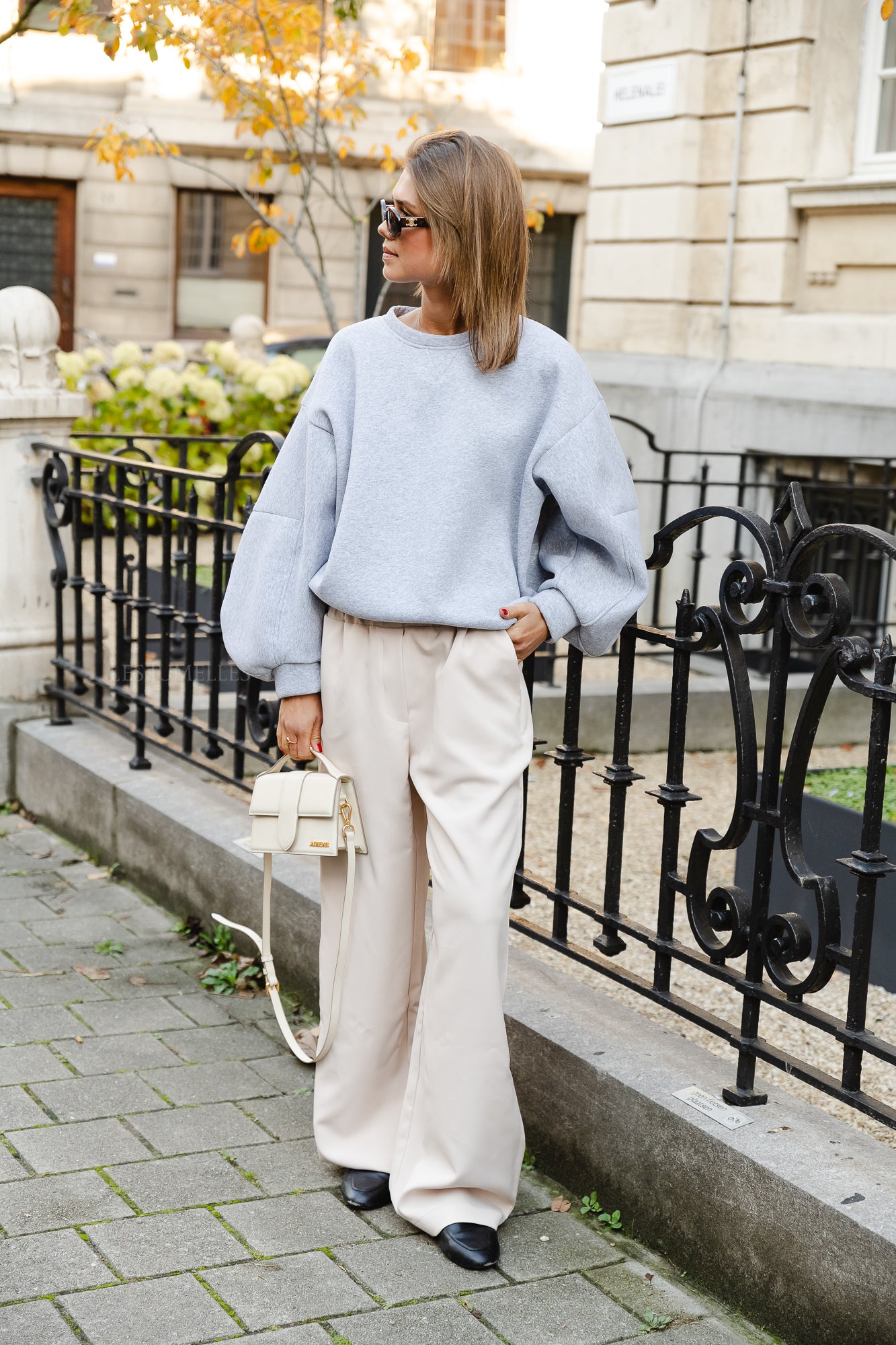 Pantalon Rhoda écru