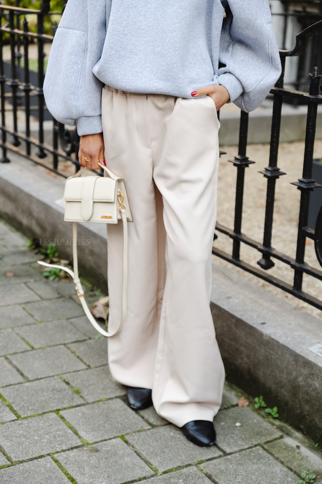 Pantalon Rhoda écru