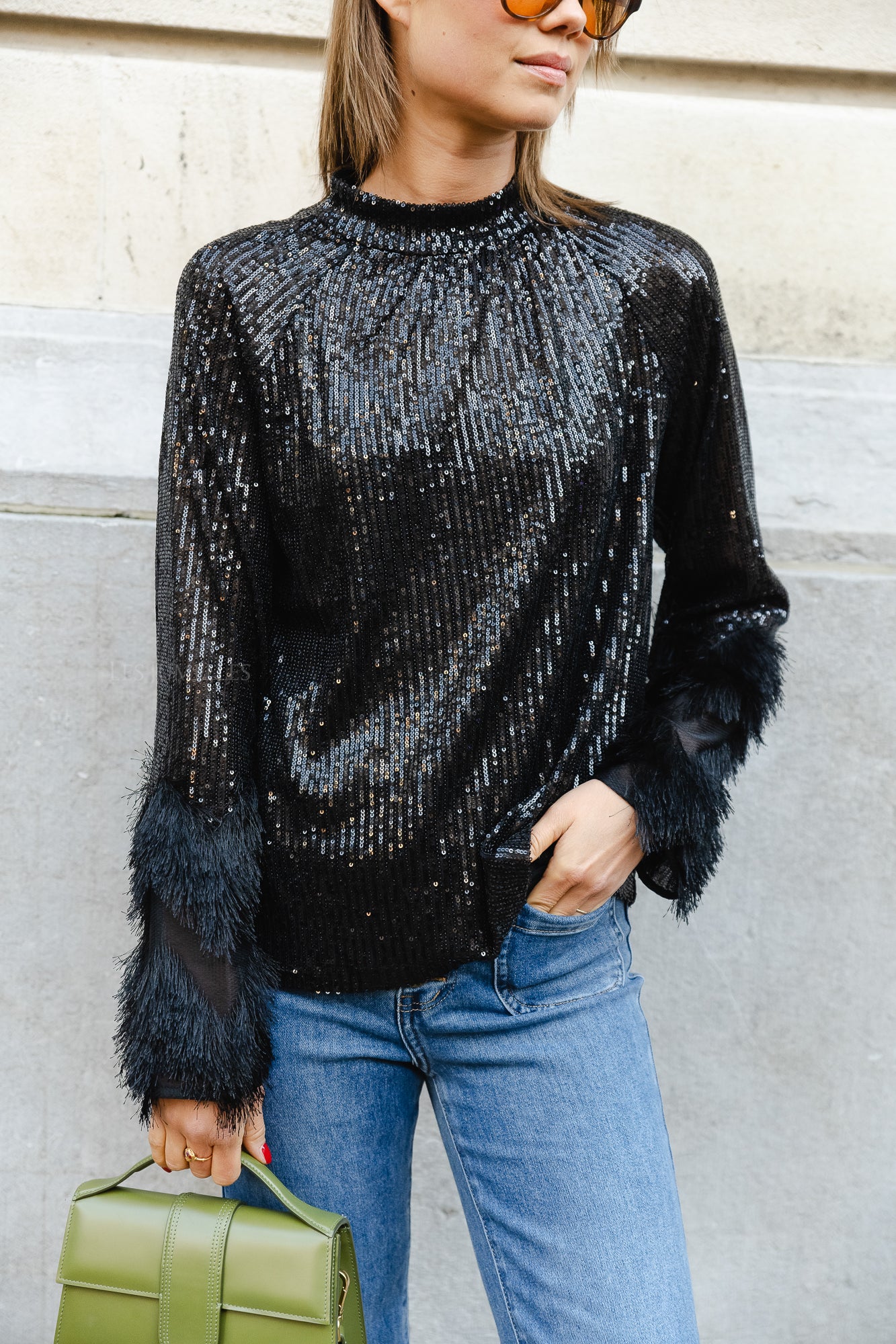 <tc>Yasflow sequin ls top black</tc>