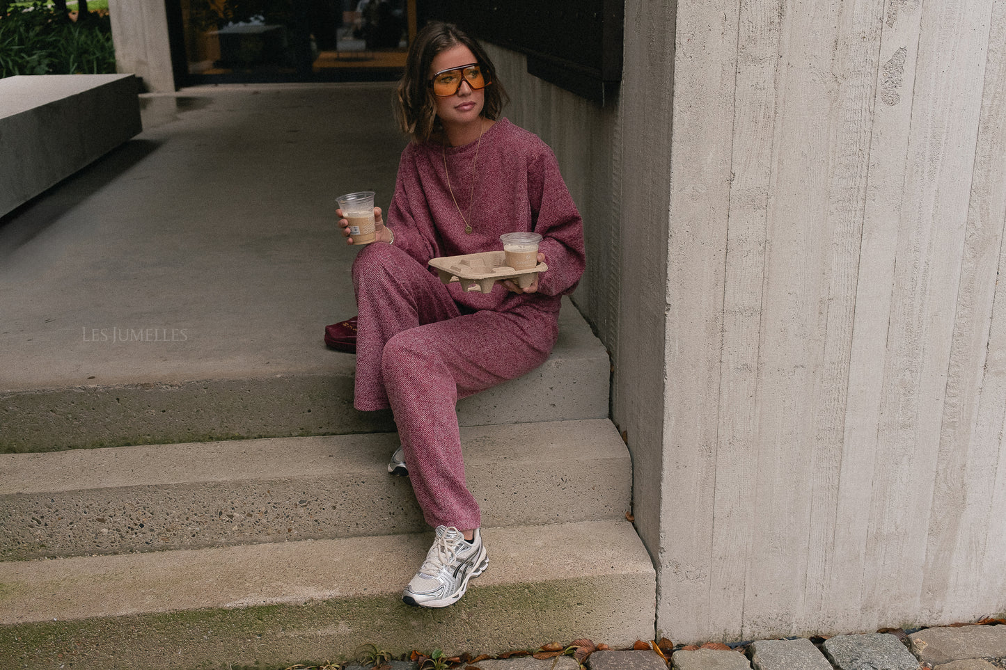 Dyanne Hemd in Burgunder