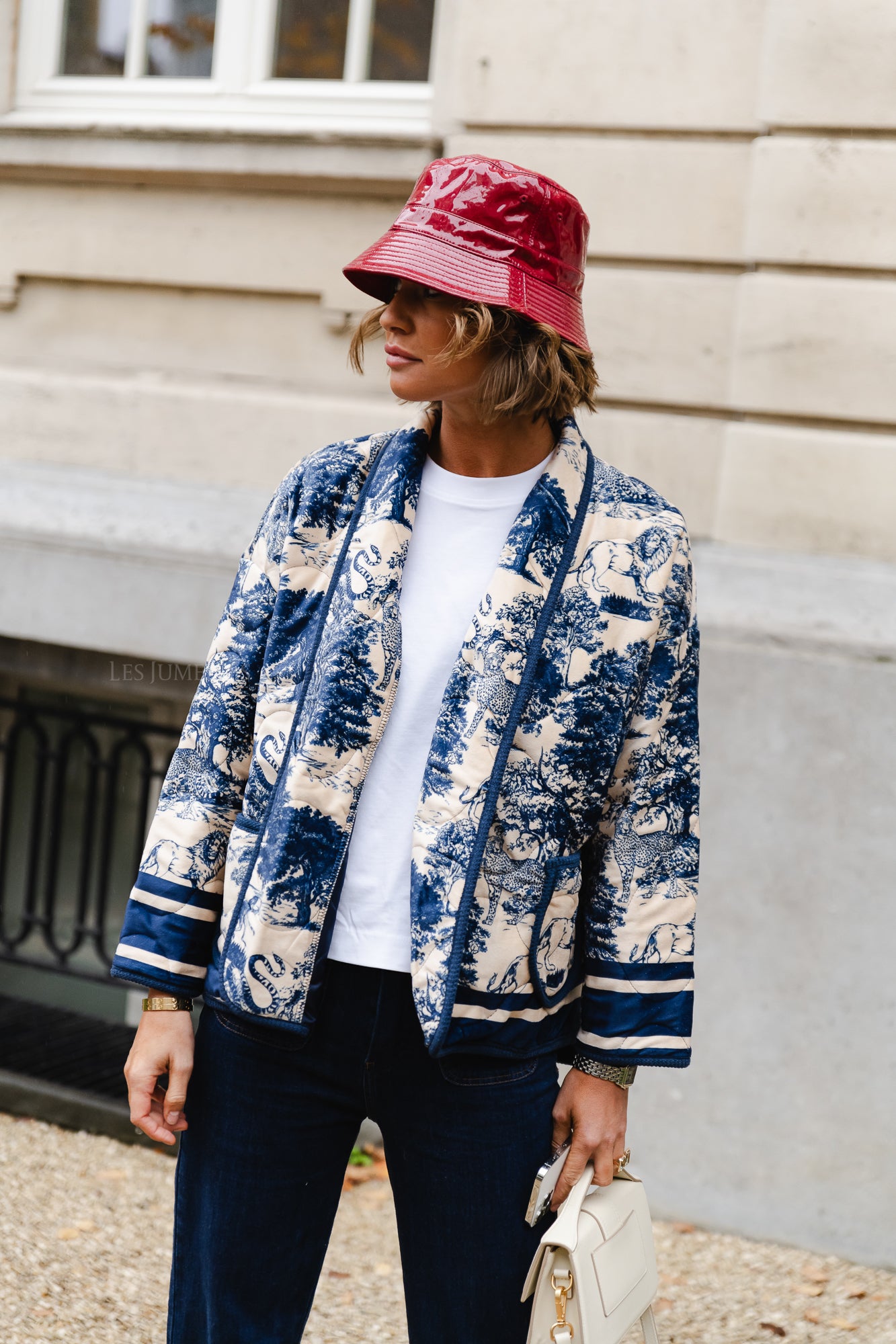 Rosalien coat delfts blue