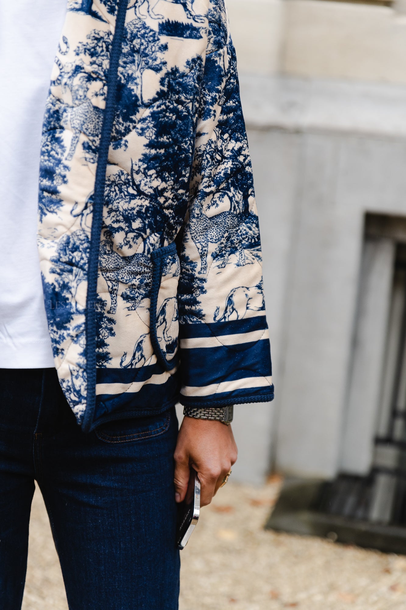 Rosalien coat delfts blue