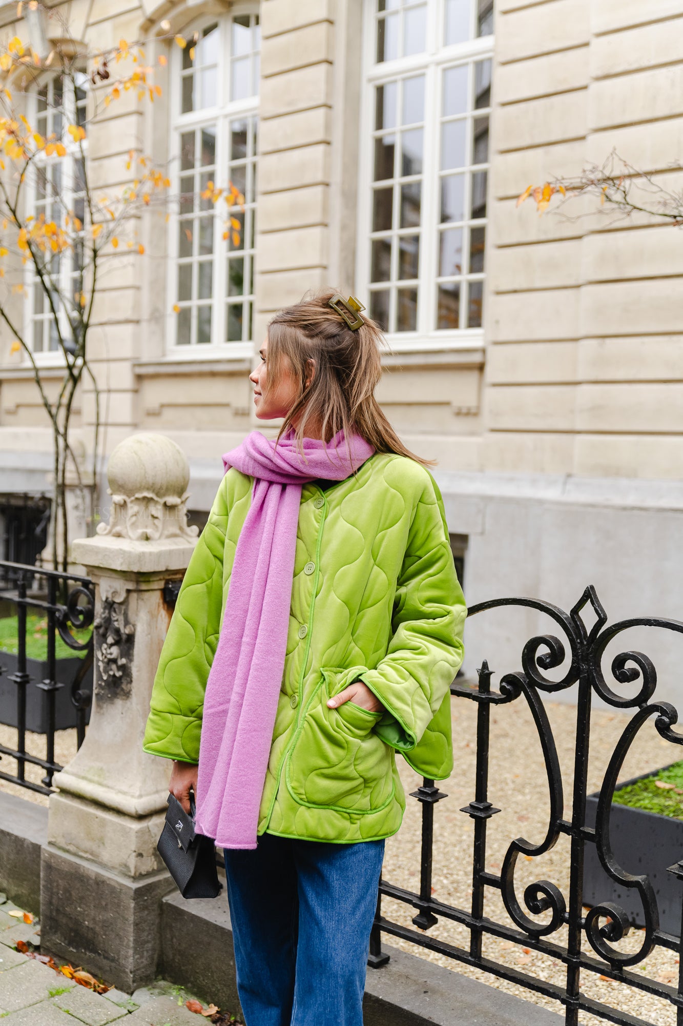 <tc>Foulard Rosalie lilas</tc>
