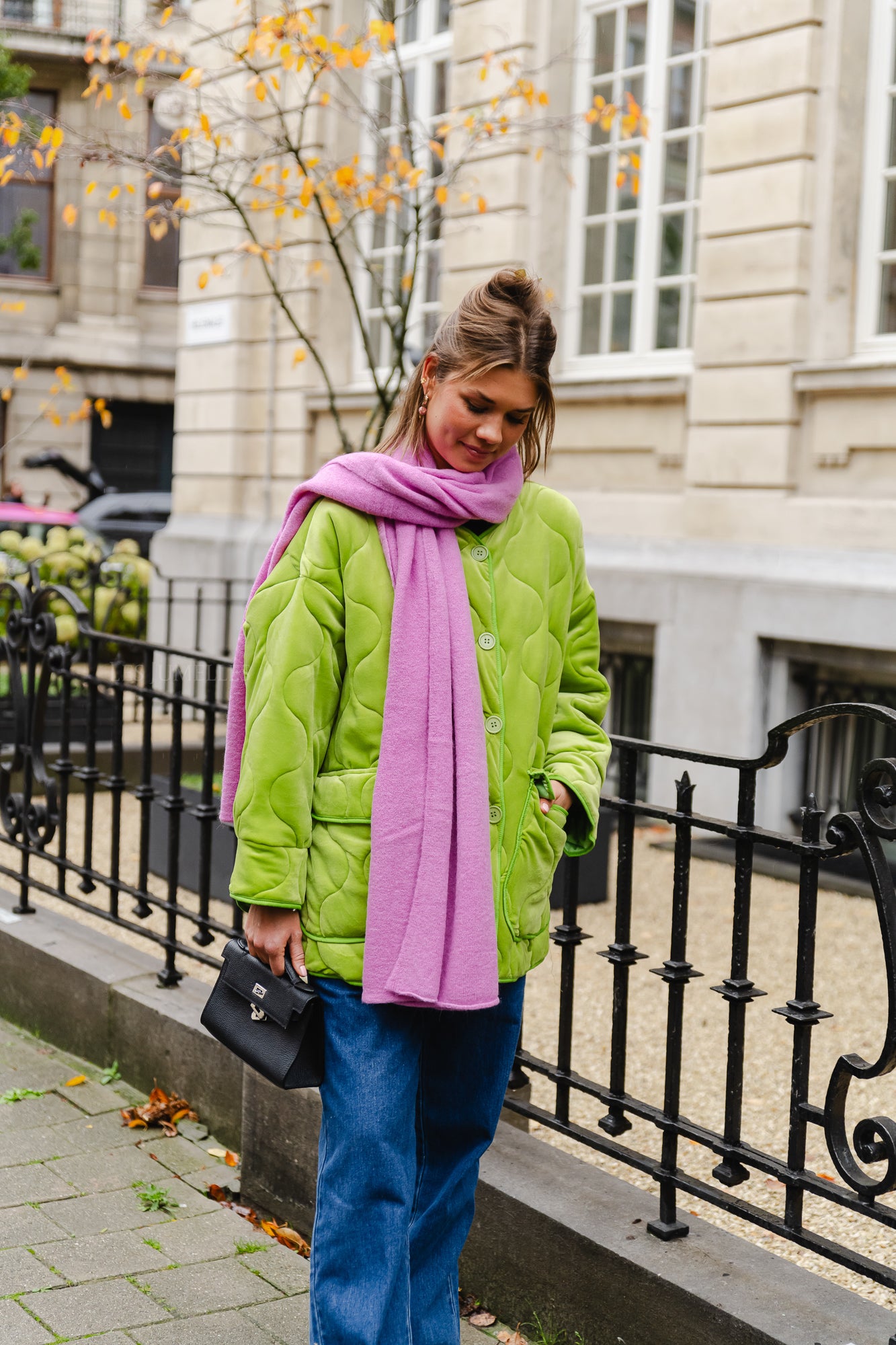 <tc>Foulard Rosalie lilas</tc>