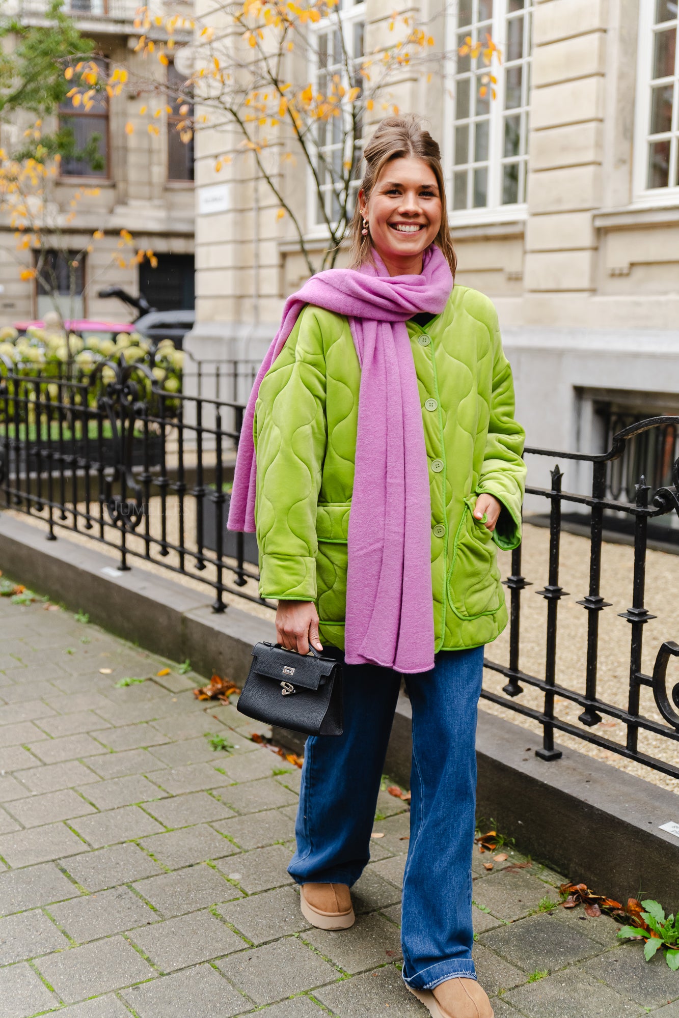 <tc>Foulard Rosalie lilas</tc>